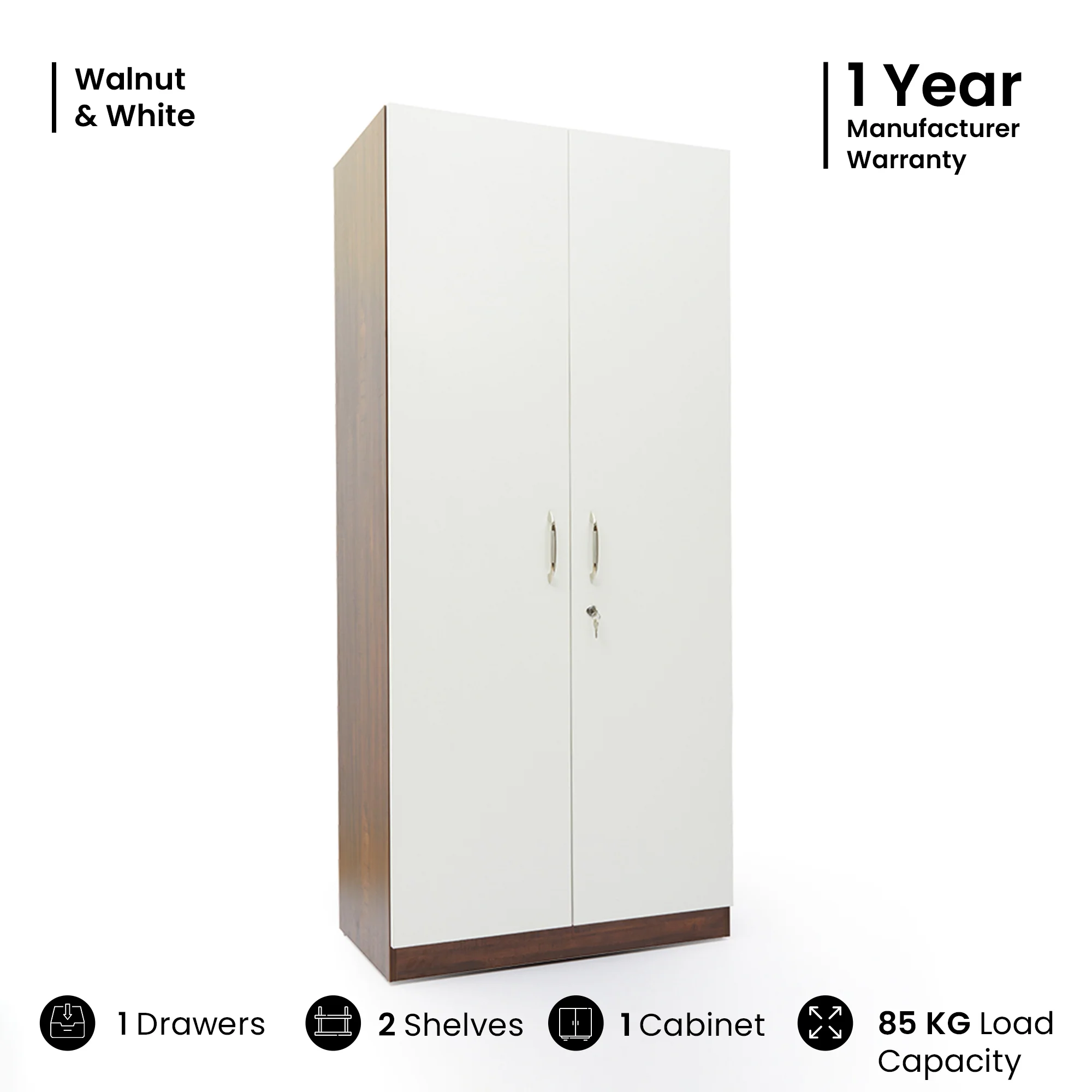 Green Soul Arthur 2-Door Wardrobe - Image 24