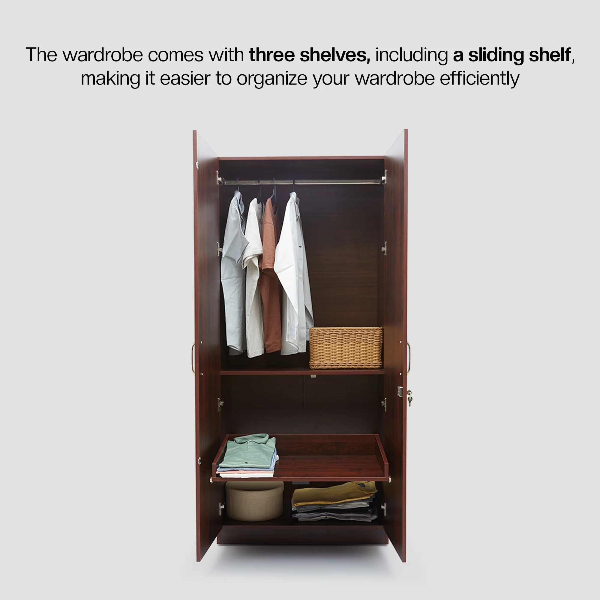 Green Soul Arthur 2-Door Wardrobe - Image 28