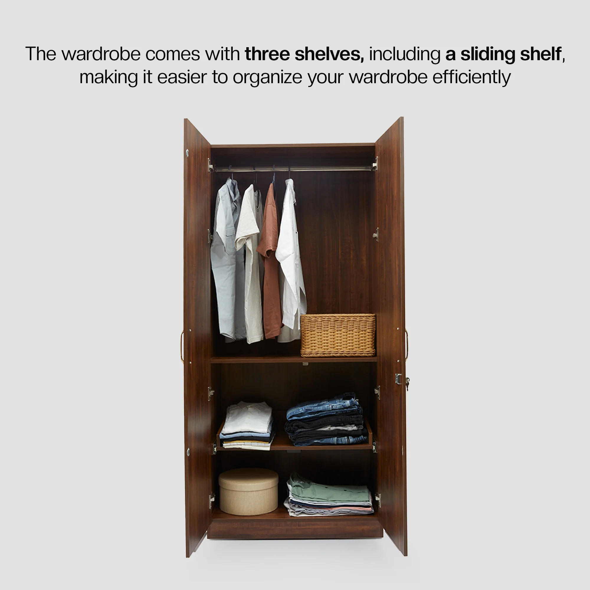 Green Soul Arthur 2-Door Wardrobe - Image 33