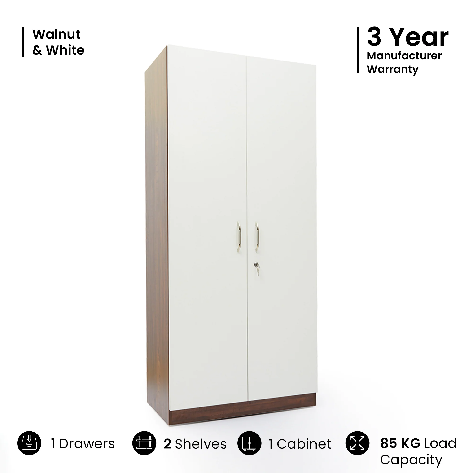 Green Soul Arthur 2-Door Wardrobe - Image 44