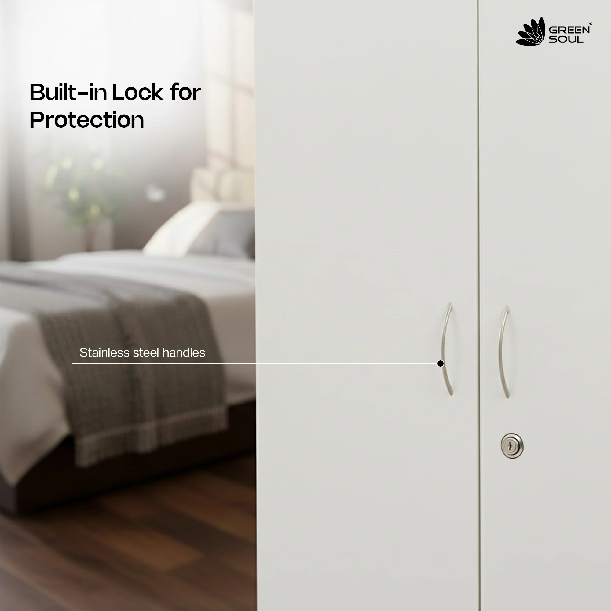 Green Soul Arthur 2-Door Wardrobe - Image 47