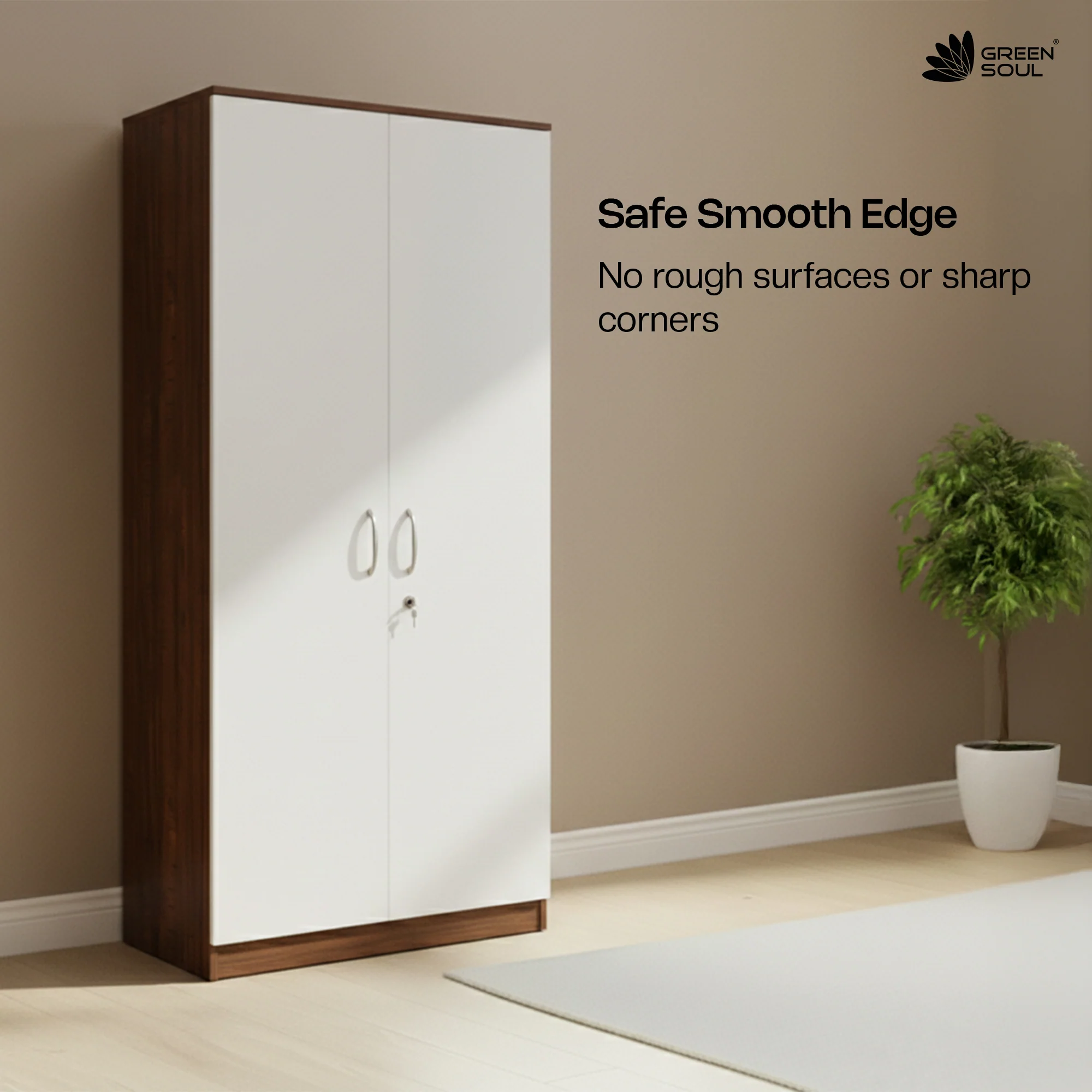 Green Soul Arthur 2-Door Wardrobe - Image 49