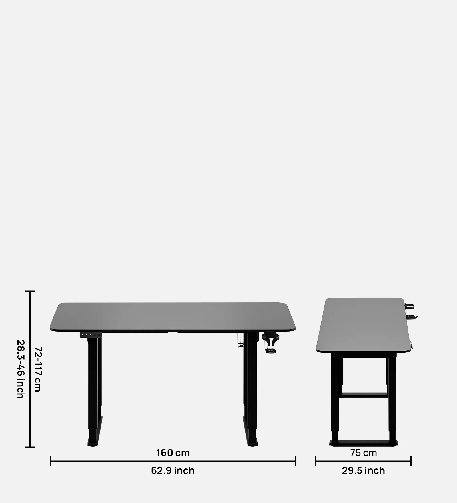 Green Soul Alex Height Adjustable Table - Image 12