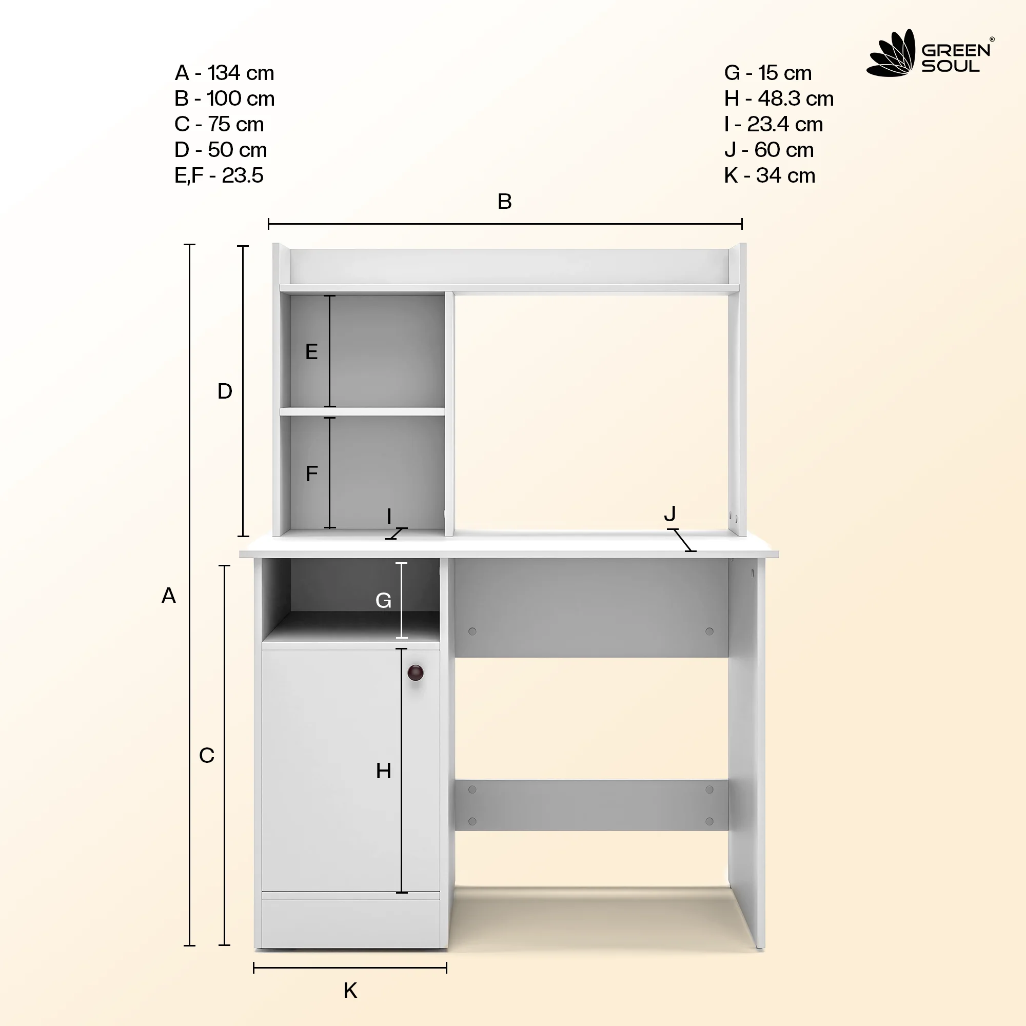Green Soul Alpine Study Table - Image 15