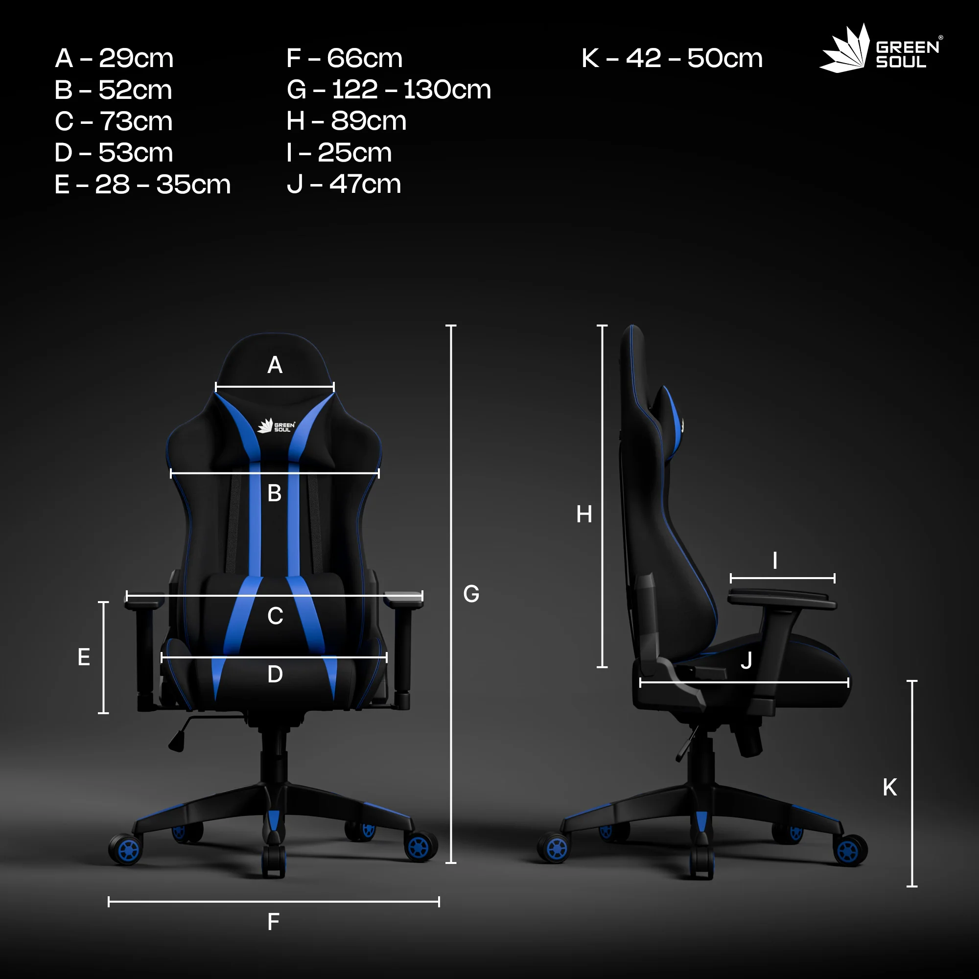 Green Soul Beast Gaming Chair - Image 18