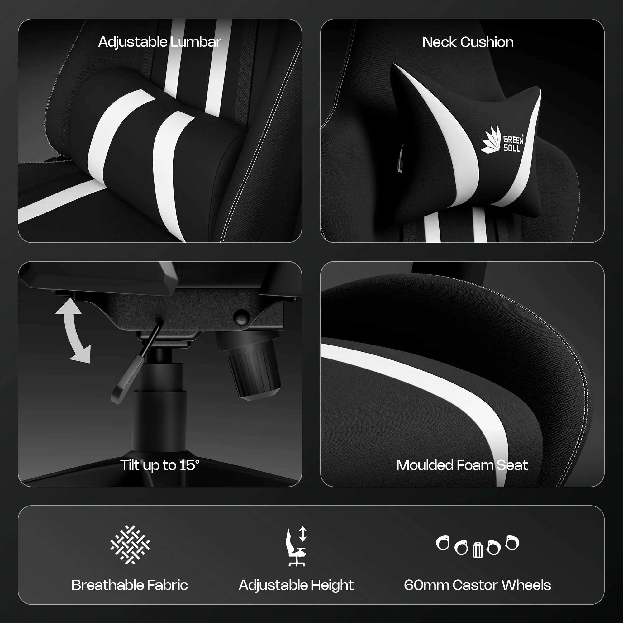 Green Soul Beast Gaming Chair - Image 35