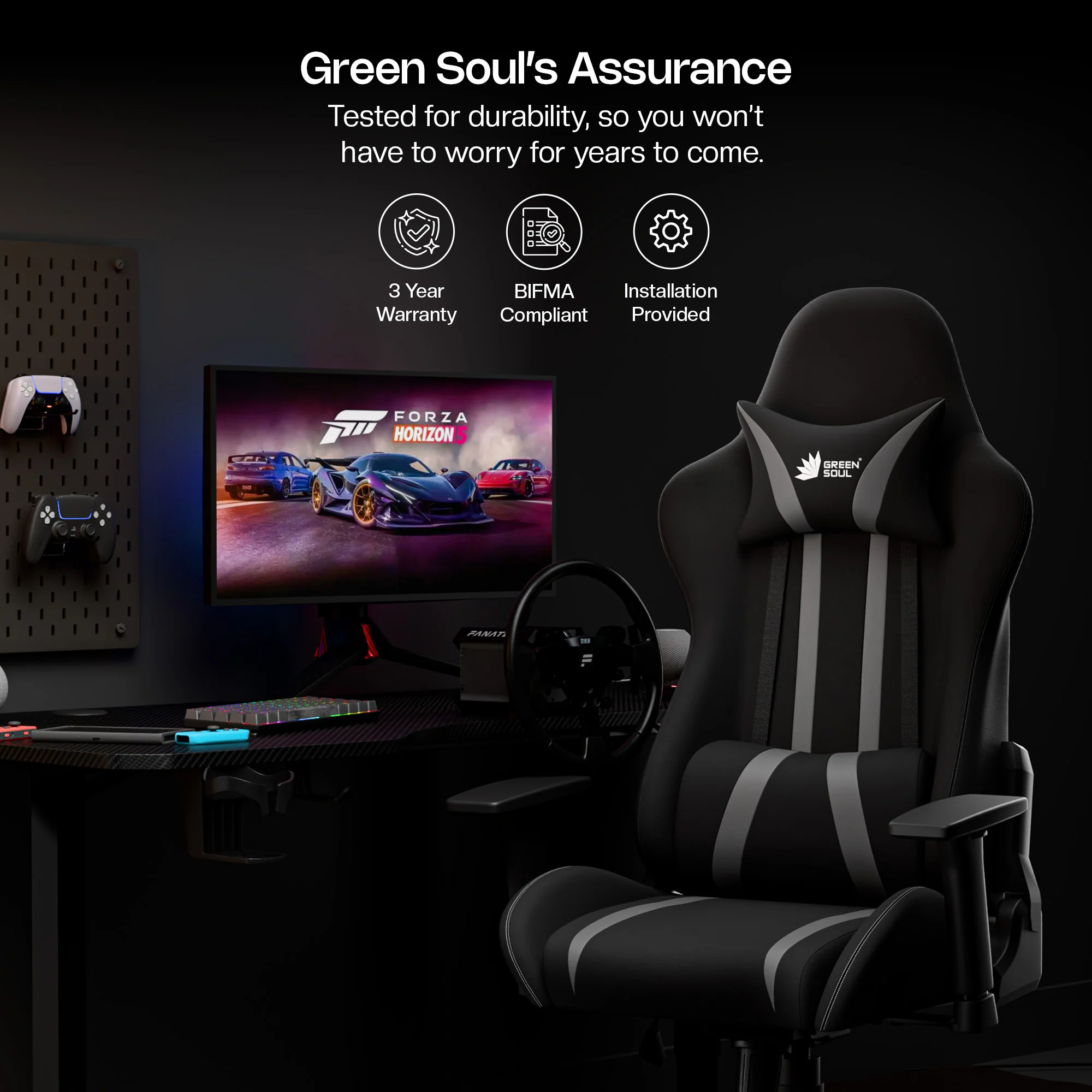 Green Soul Beast Gaming Chair - Image 39