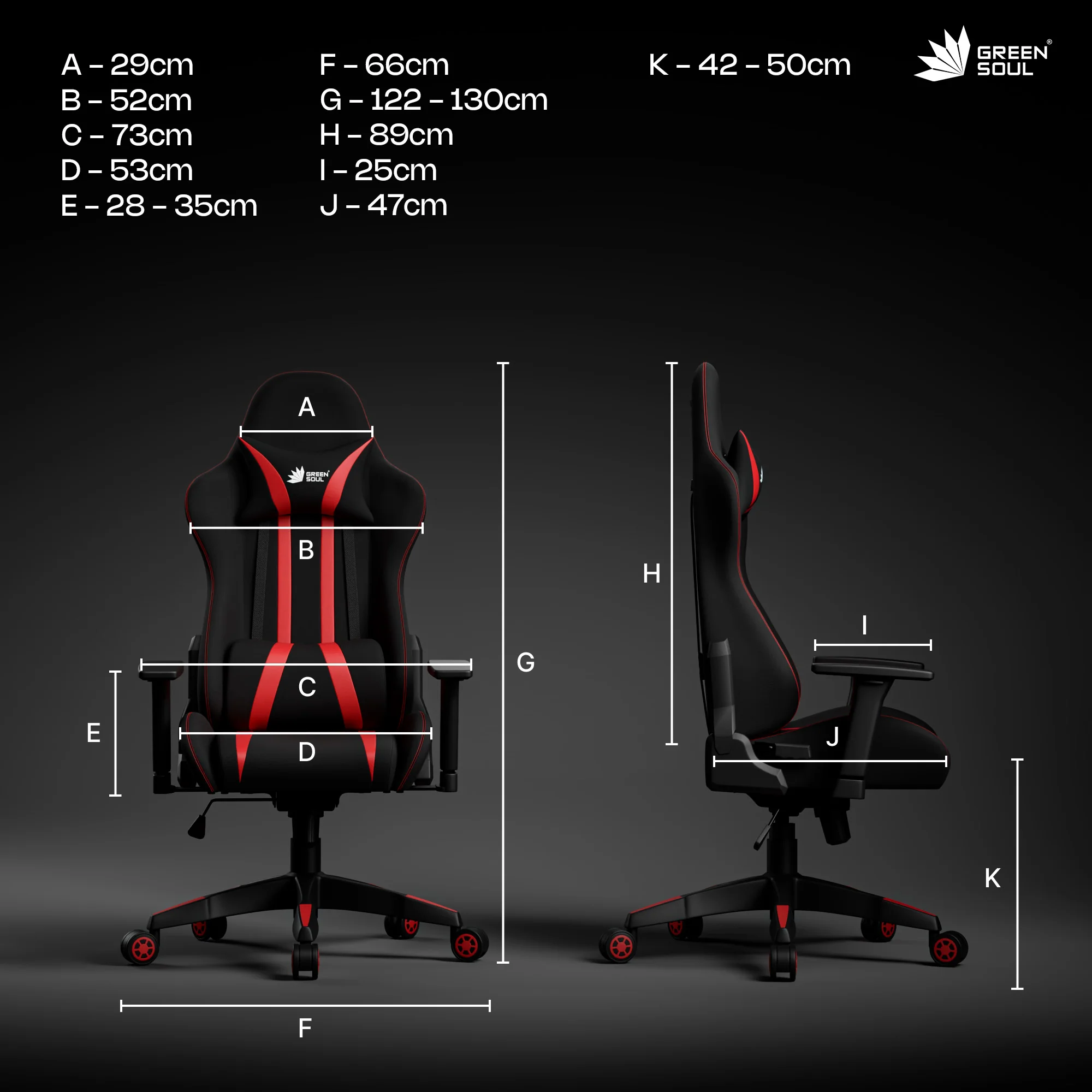 Green Soul Beast Gaming Chair - Image 8