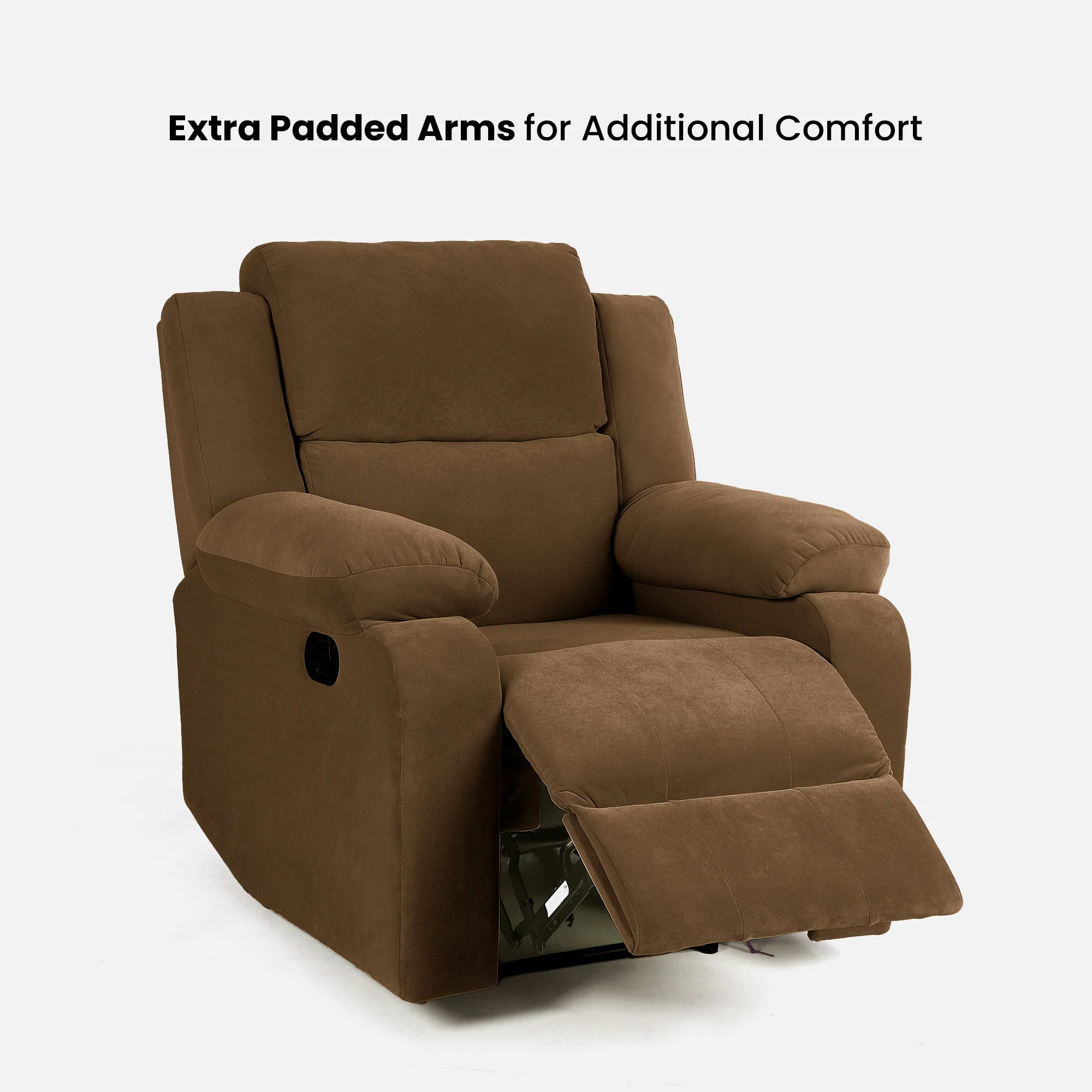 Green Soul Comfy Fabric Single Seater Recliner - Image 29