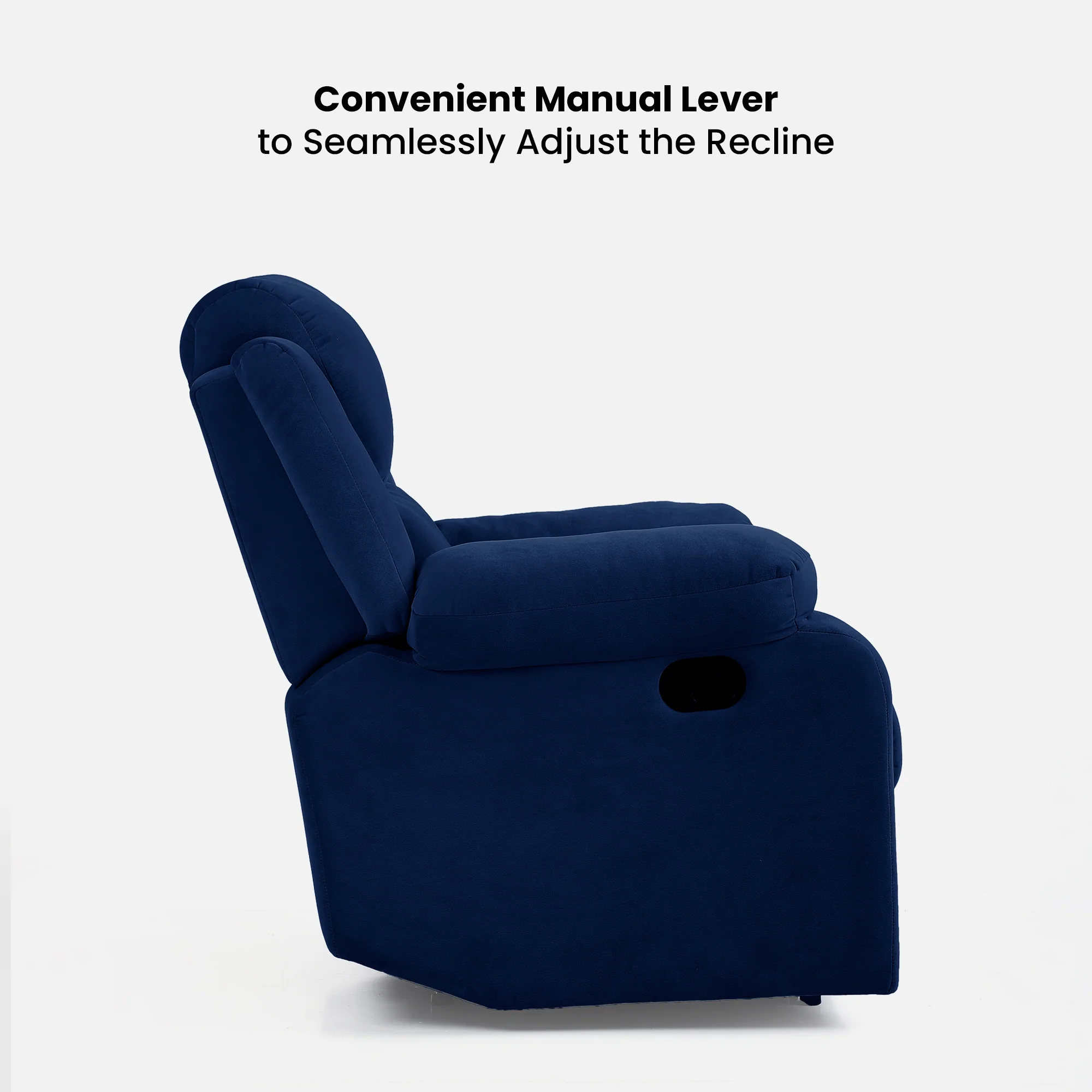 Green Soul Comfy Fabric Single Seater Recliner - Image 36