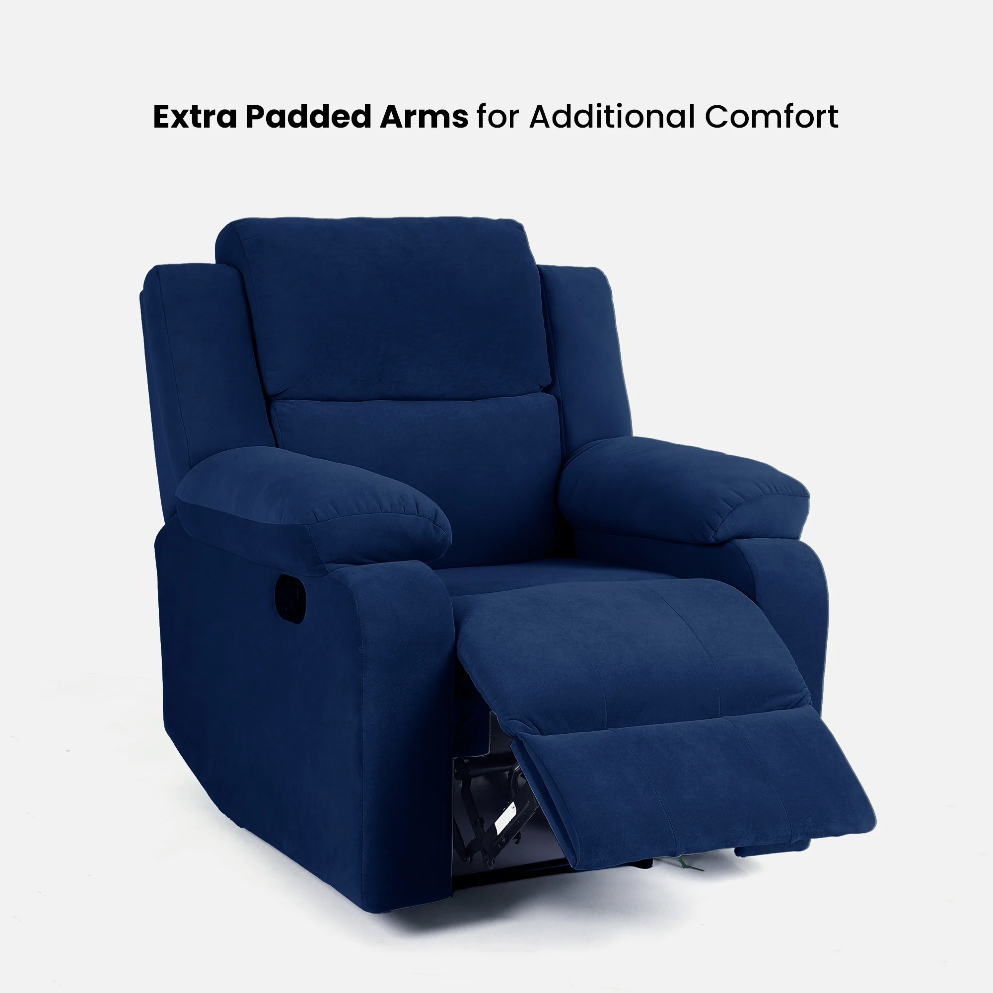 Green Soul Comfy Fabric Single Seater Recliner - Image 37