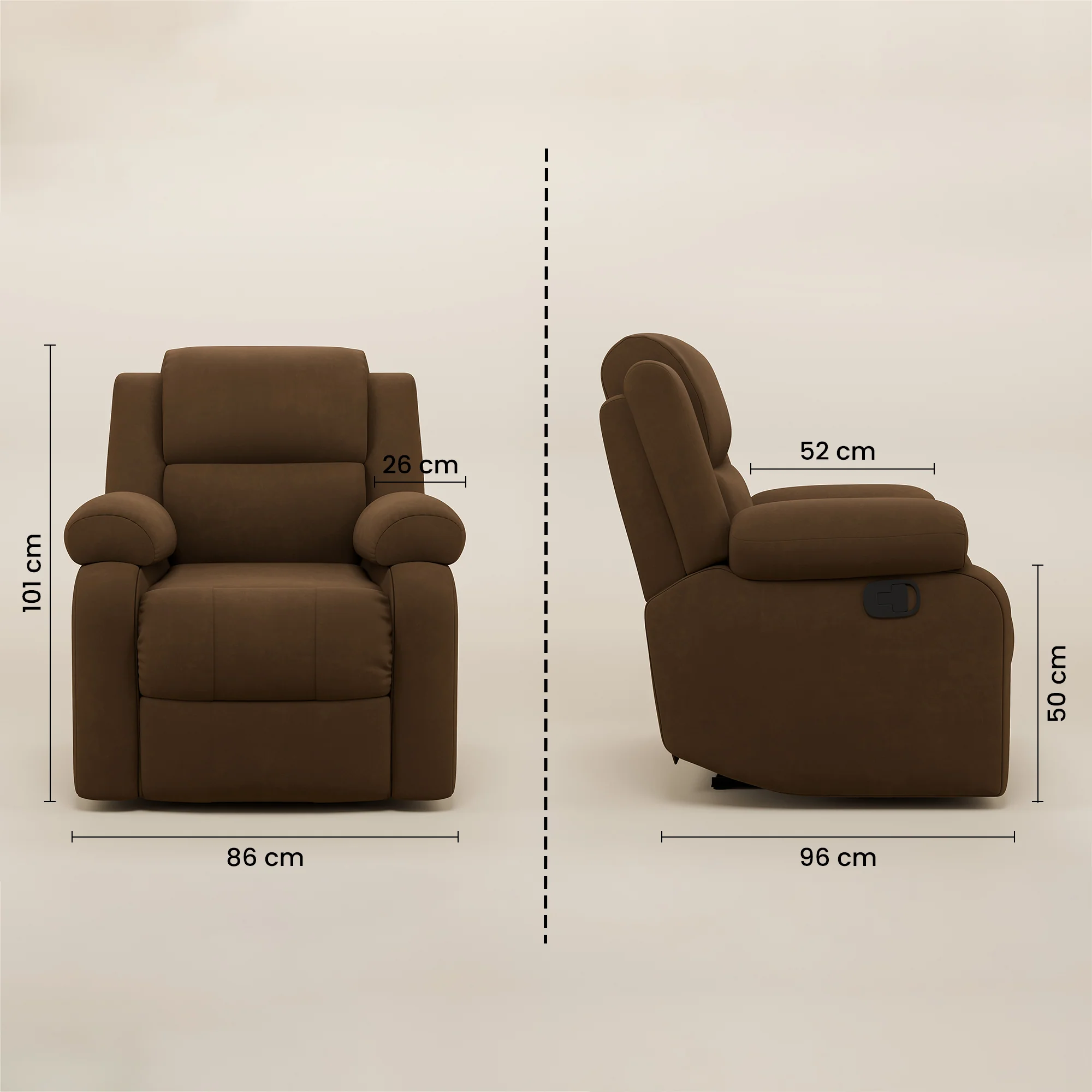 Green Soul Comfy Rocking Revolving and Recliner Sofa - Image 65