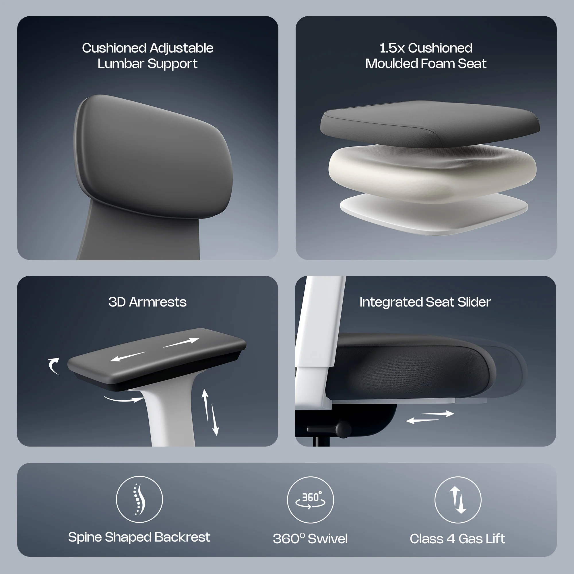 Green Soul Cosmos Superb Ergonomic Office Chair - Image 9