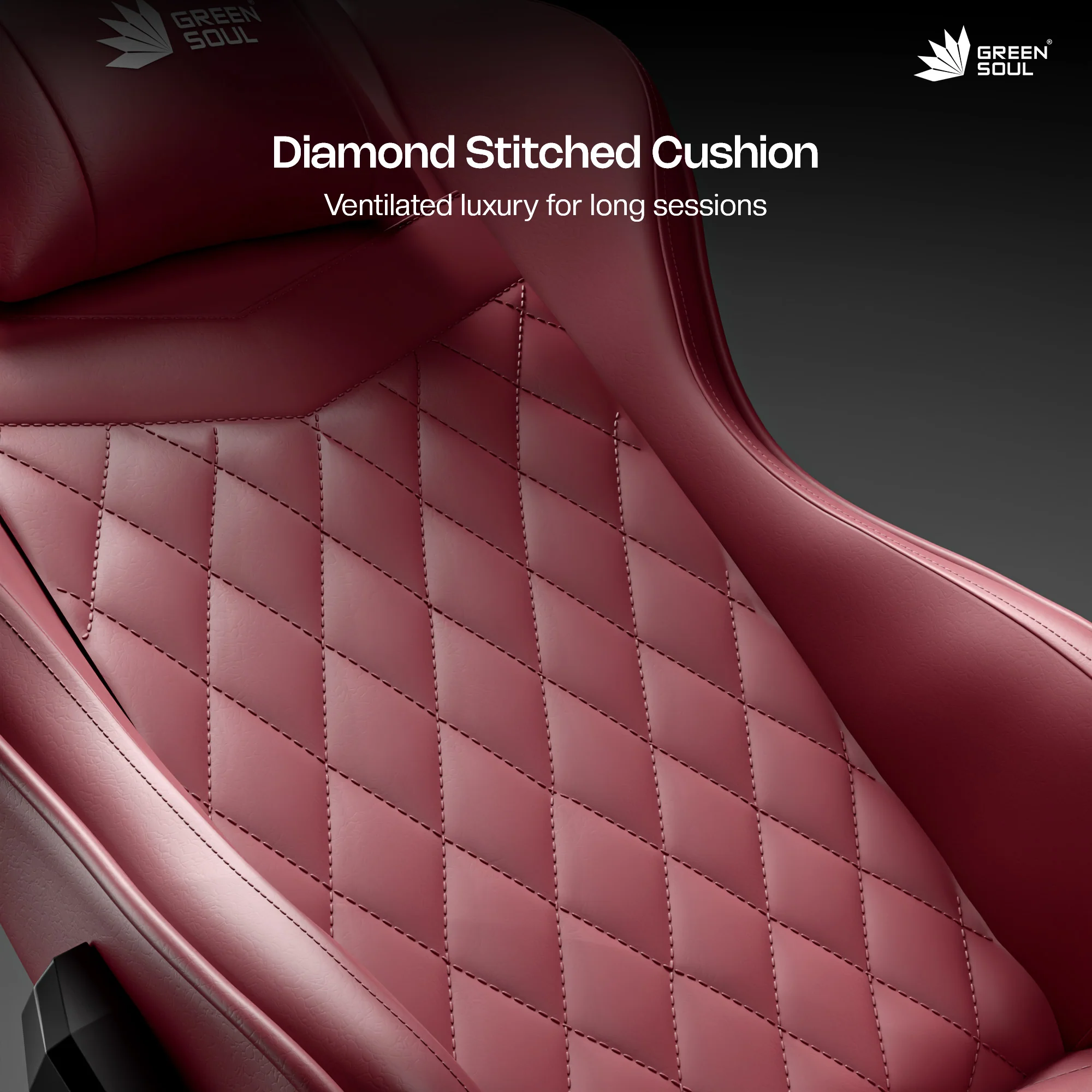 Green Soul Ghost Gaming Chair With Integrated Footrest - Image 52