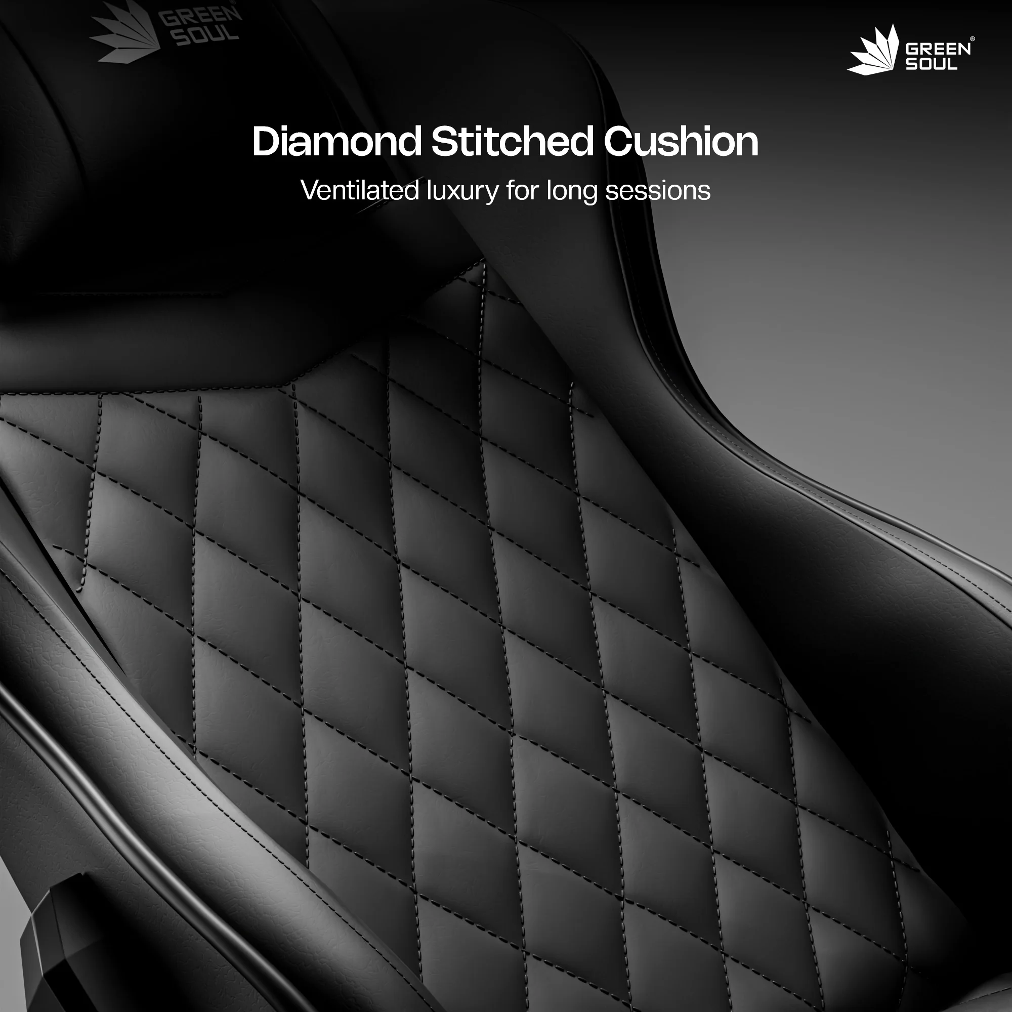 Green Soul Ghost Gaming Chair With Integrated Footrest - Image 77