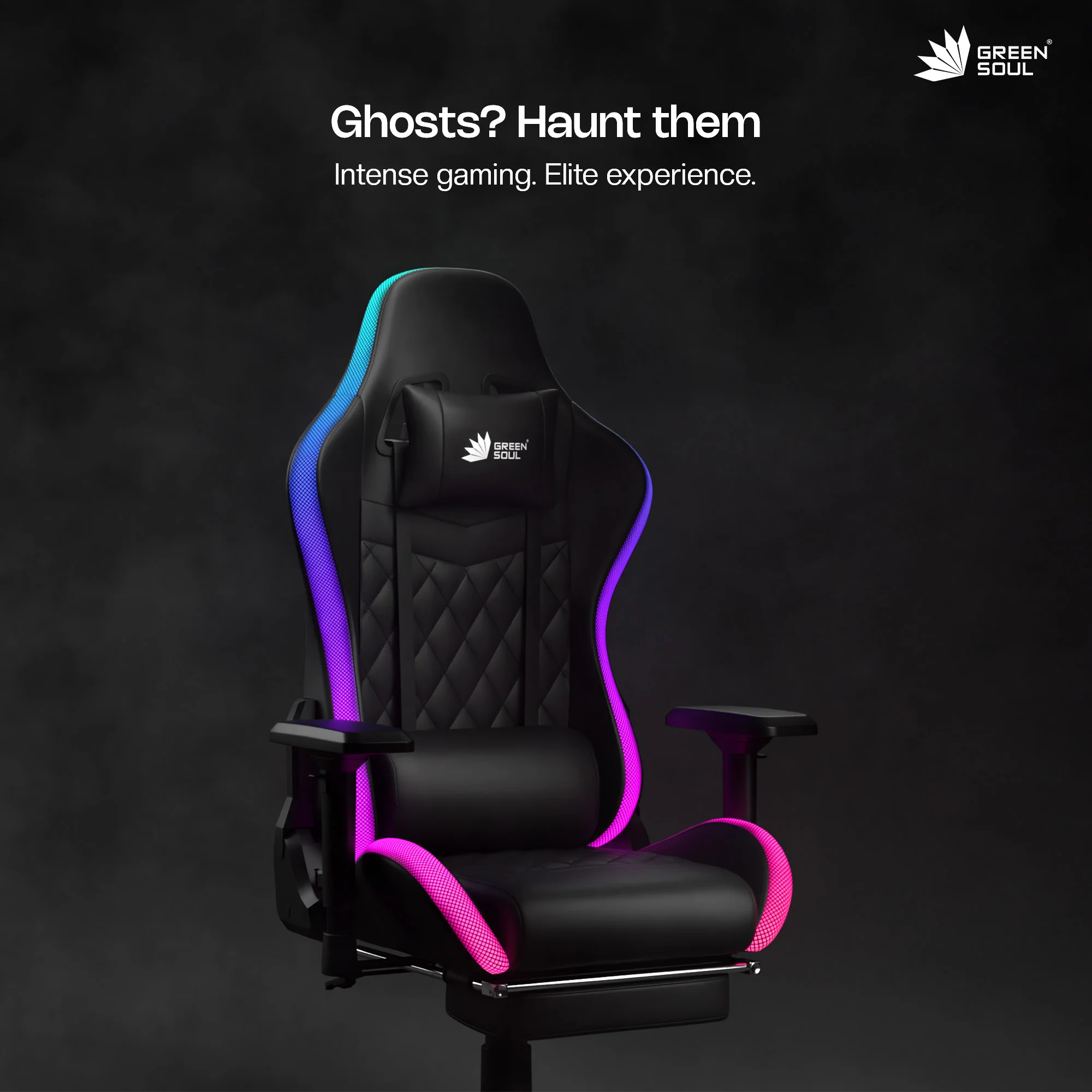 Green Soul Ghost RGB Ergonomic Gaming chair - Image 36