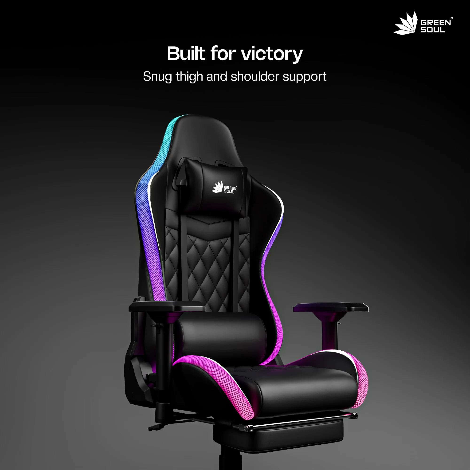 Green Soul Ghost RGB Ergonomic Gaming chair - Image 42