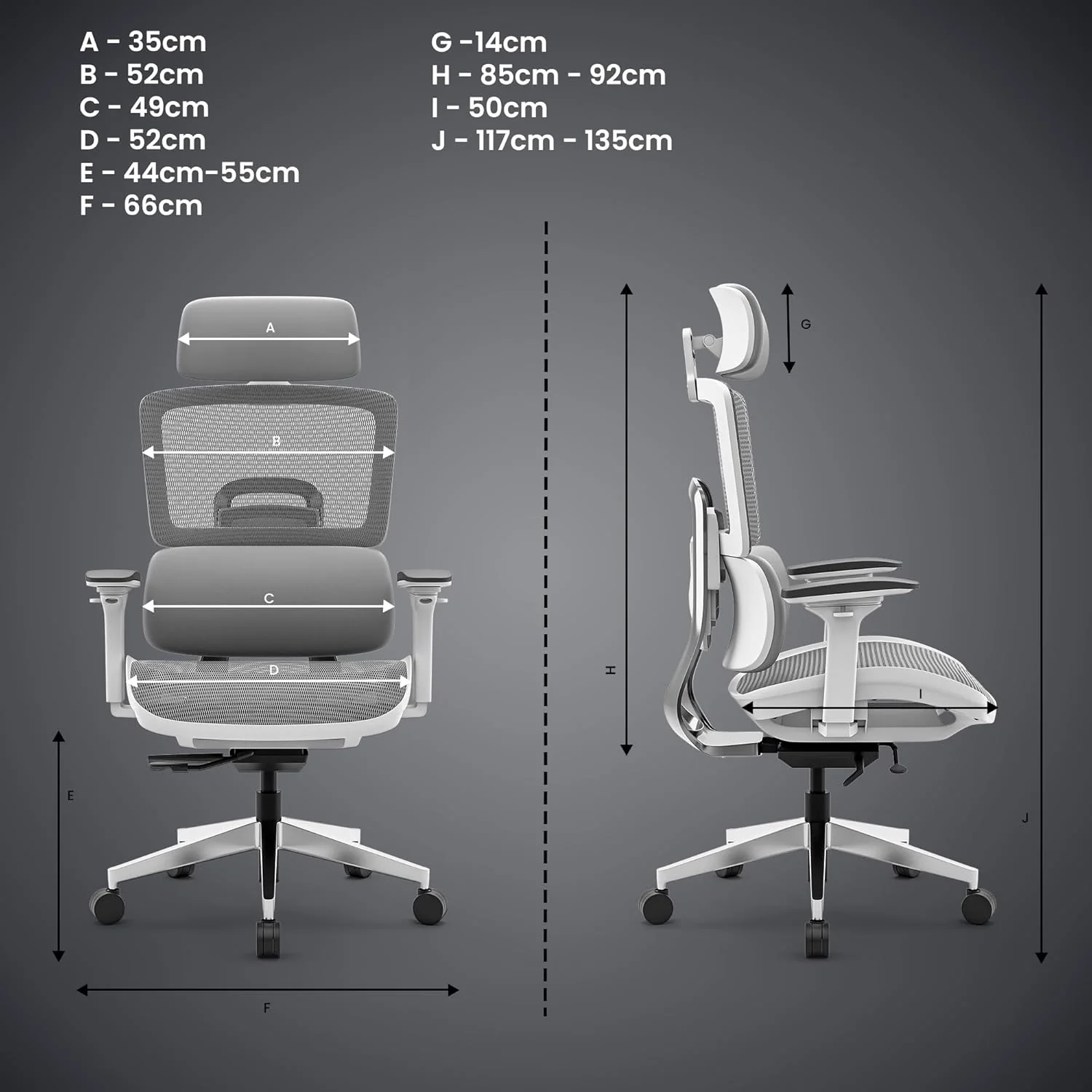 Green Soul Icon Pro Premium Ergonomic Office Chair - Image 34