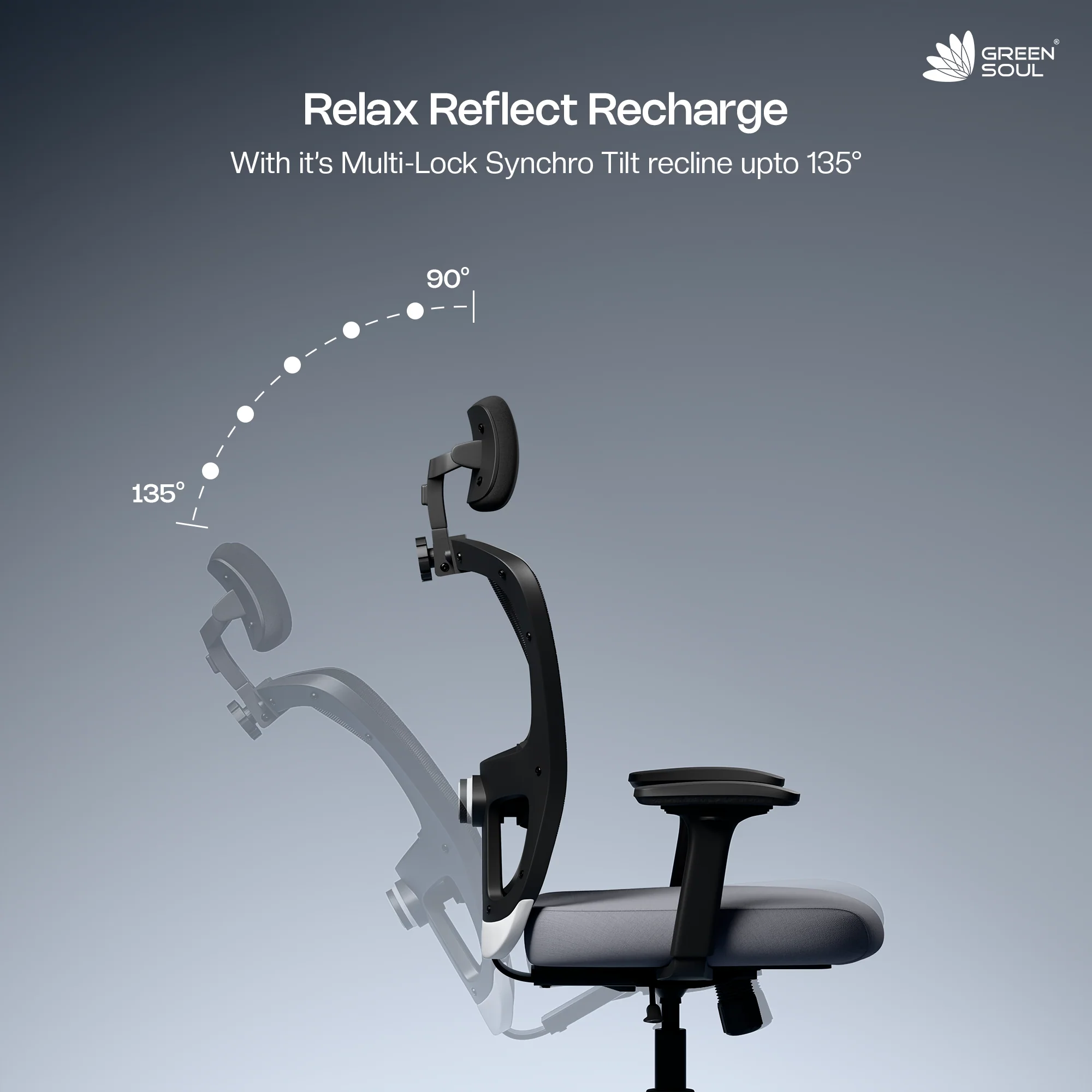 Green Soul Jupiter Pro High Back Mesh Office Chair - Image 16