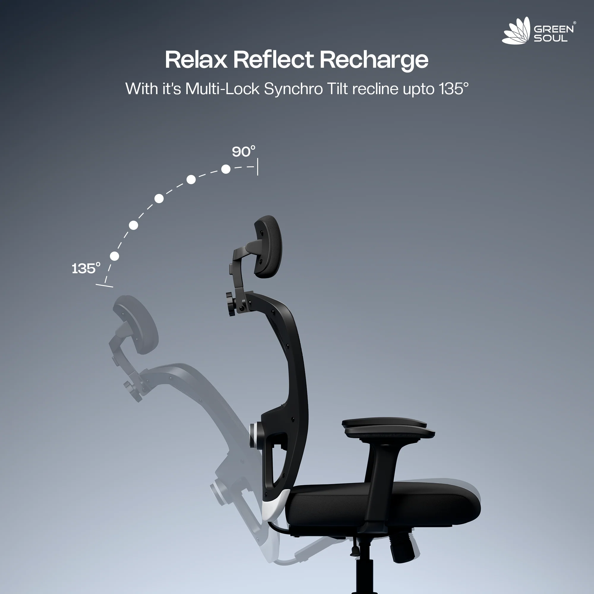 Green Soul Jupiter Pro High Back Mesh Office Chair - Image 7