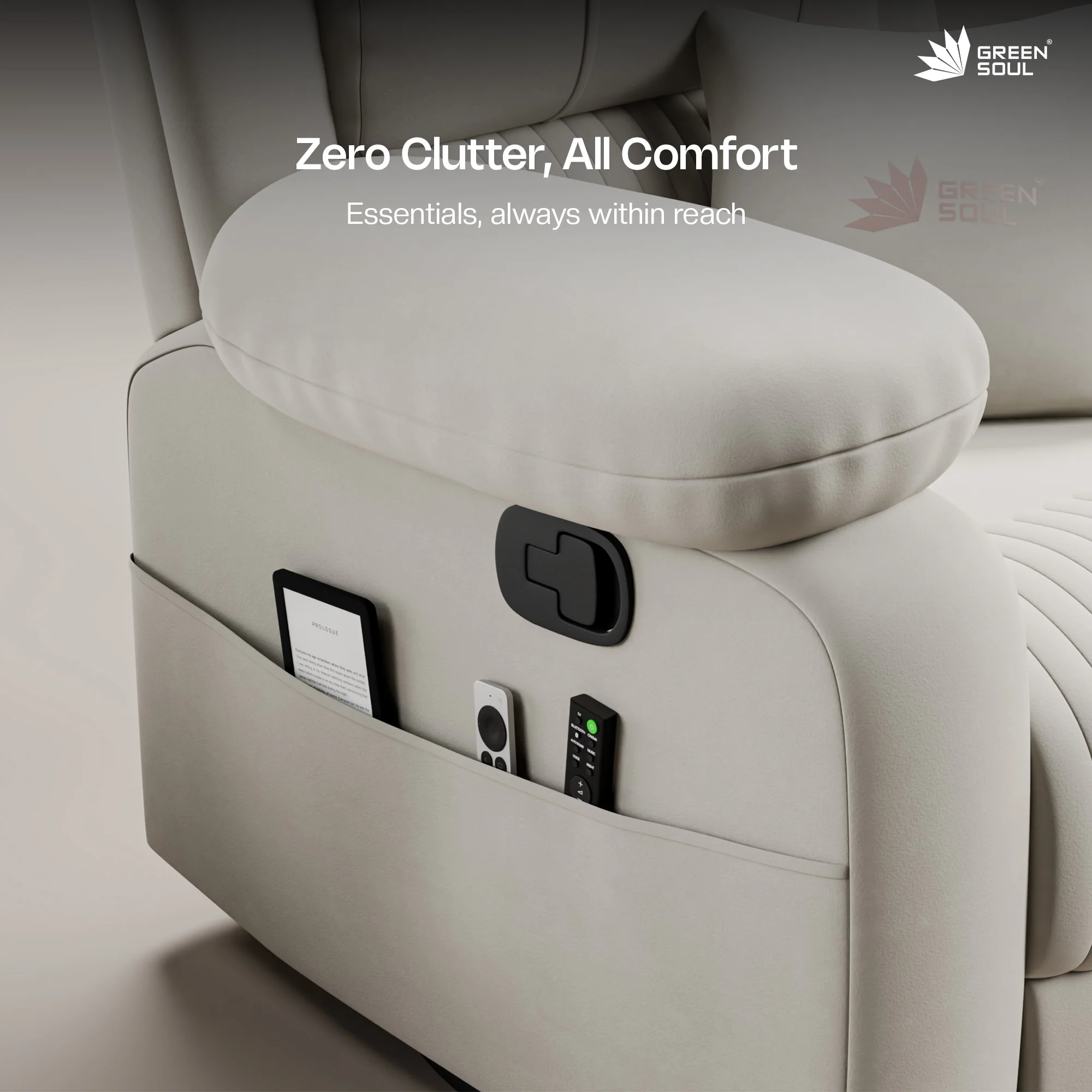 Green Soul Laze 2.0 Manual Recliner Sofa - Image 16