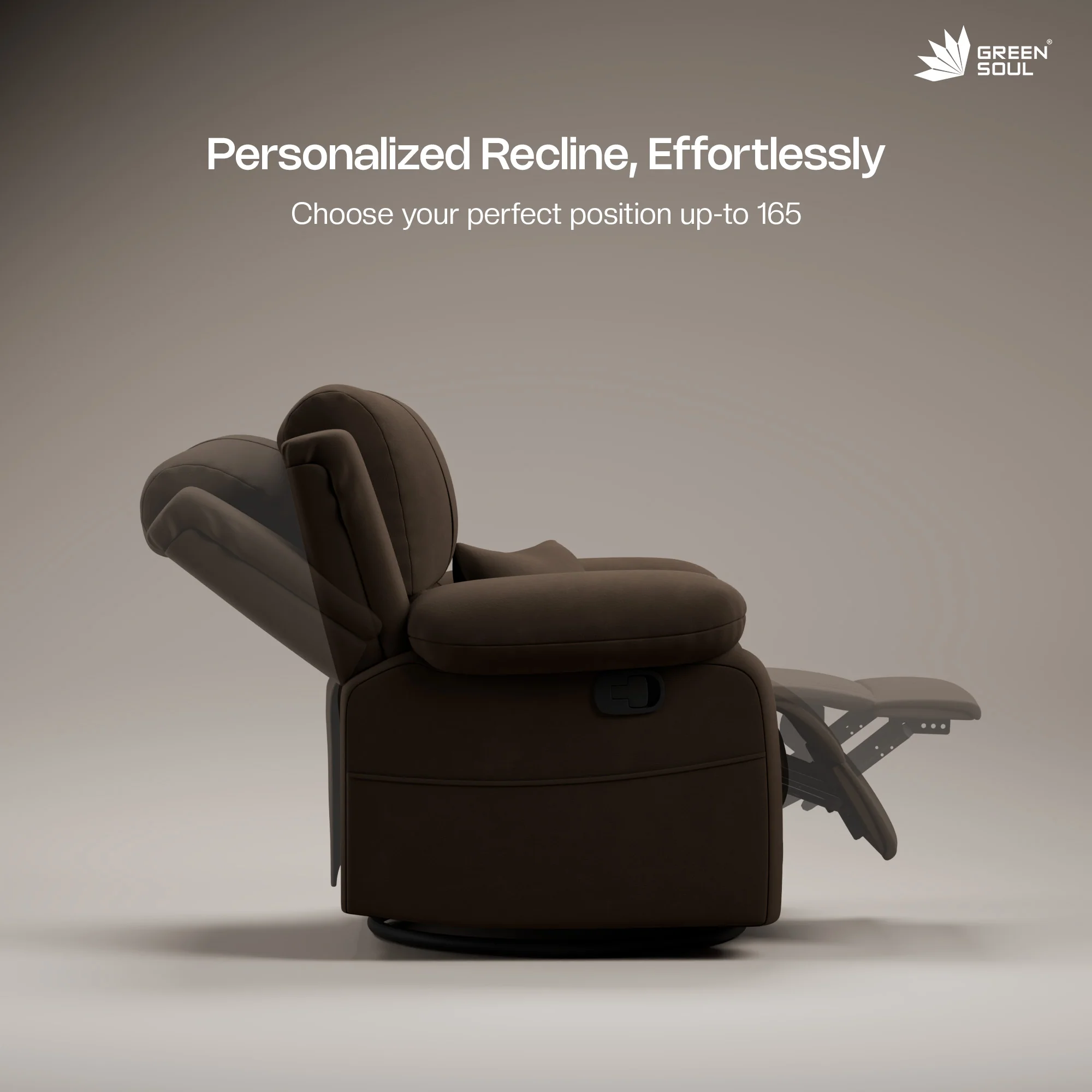 Green Soul Laze 2.0 Manual Recliner Sofa - Image 3