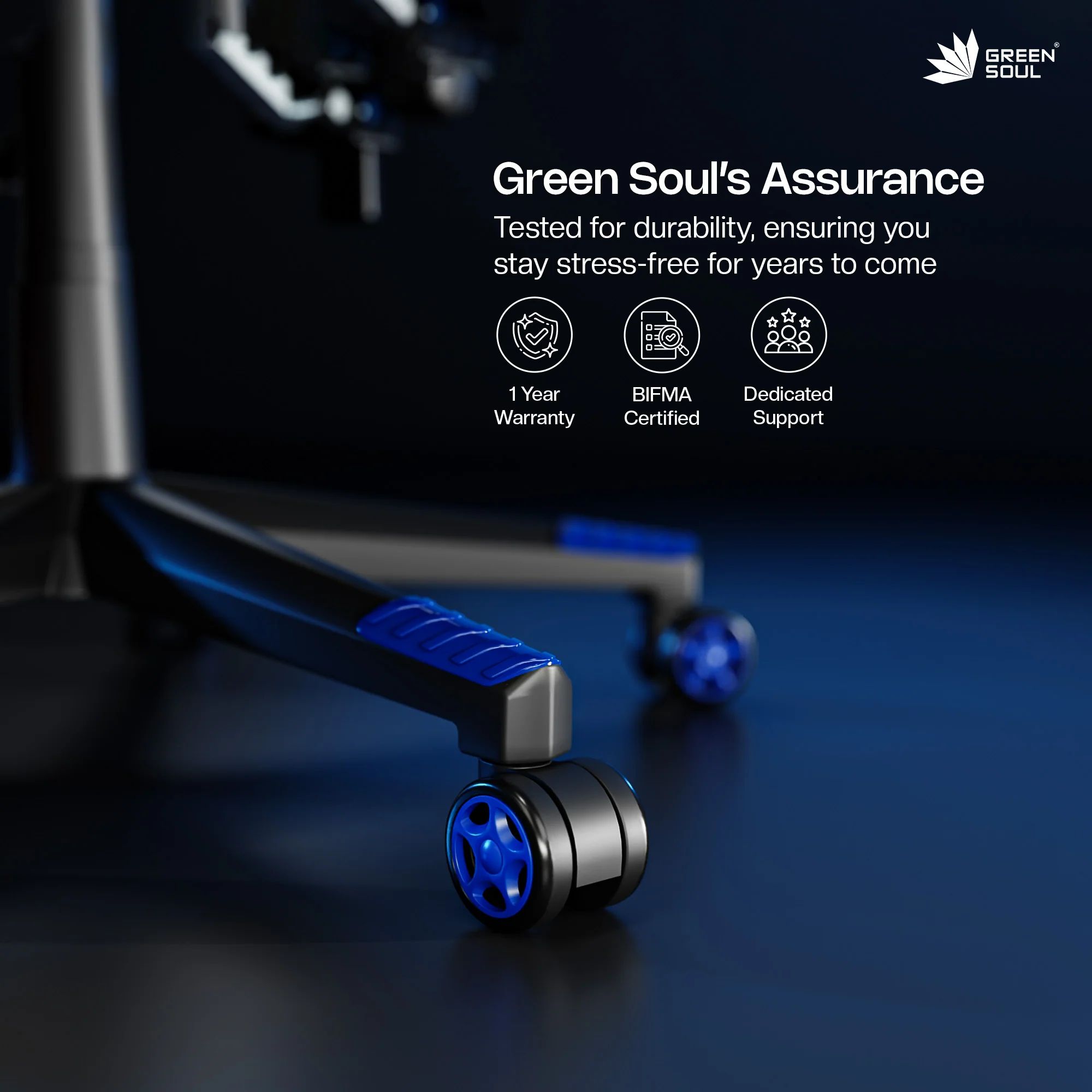 Green Soul Blade Ergonomic Gaming Chair Multi-Functional Computer Chair - Image 39