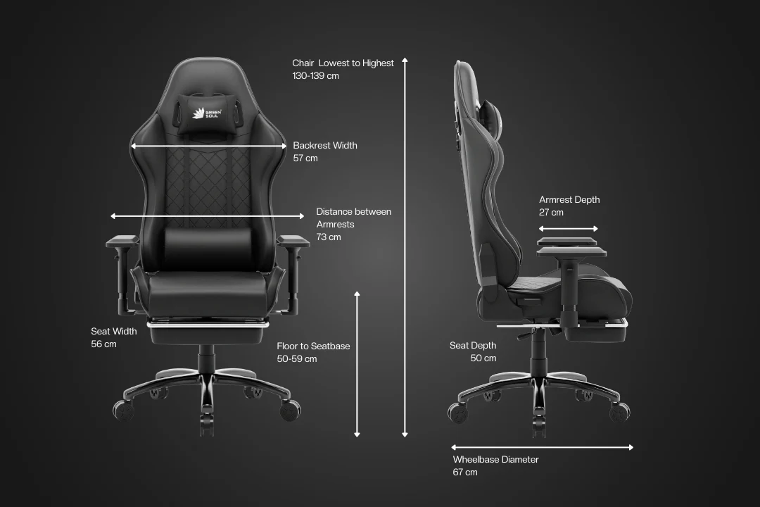 Green Soul Ghost RGB Ergonomic Gaming chair - Image 12
