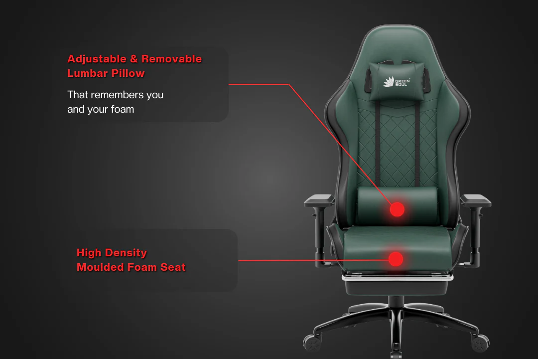 Green Soul Ghost RGB Ergonomic Gaming chair - Image 19