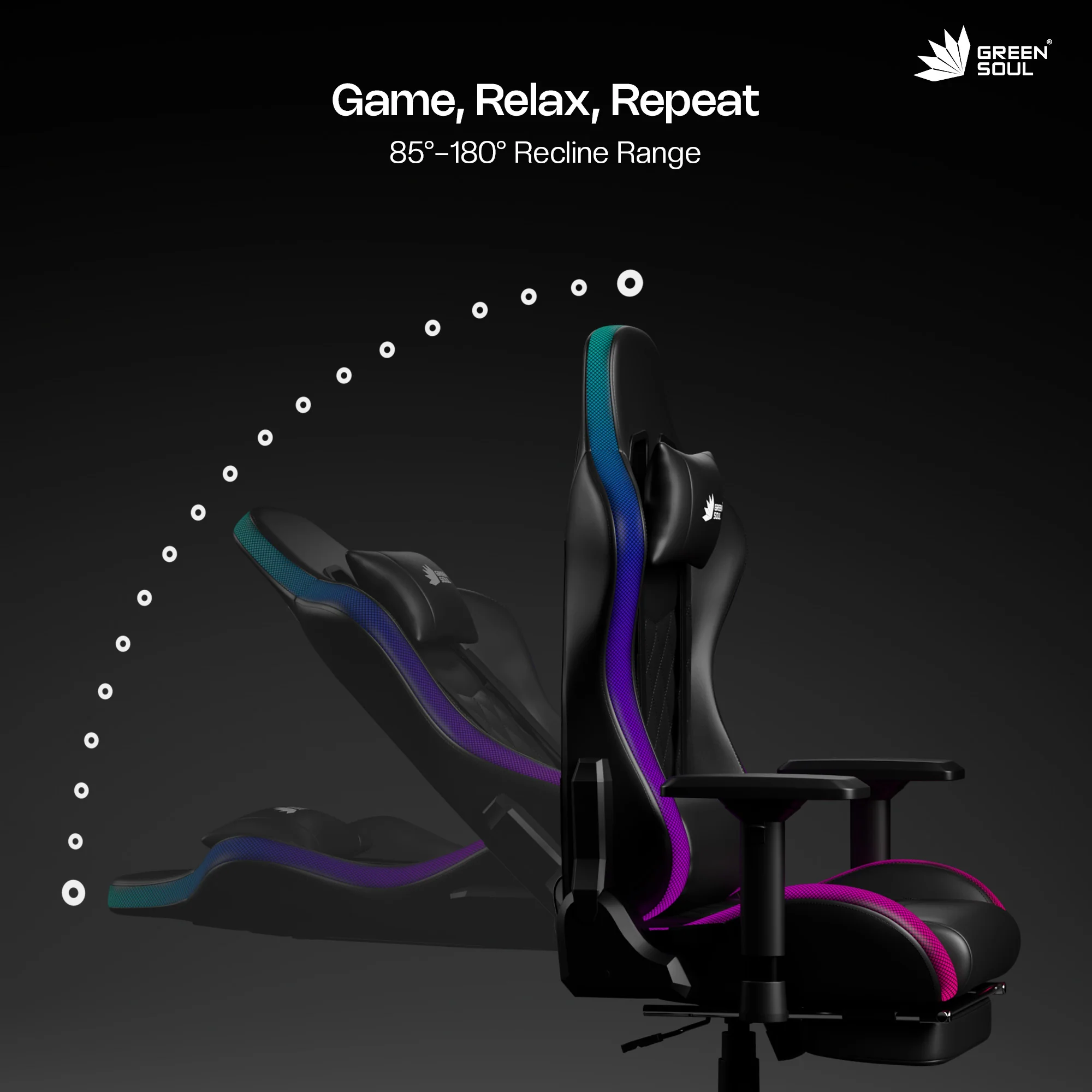 Green Soul Ghost RGB Ergonomic Gaming chair - Image 28