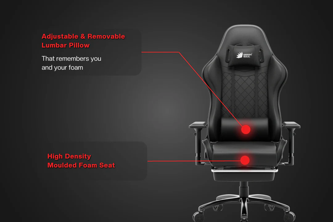 Green Soul Ghost RGB Ergonomic Gaming chair - Image 7