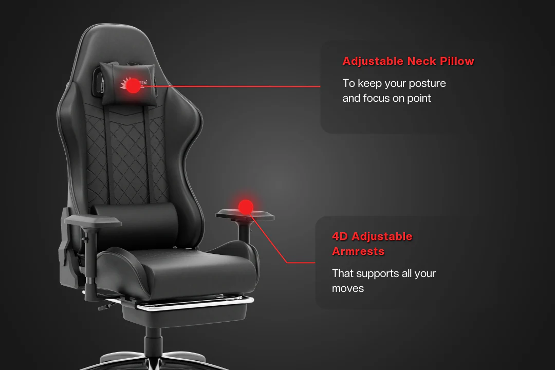 Green Soul Ghost RGB Ergonomic Gaming chair - Image 8