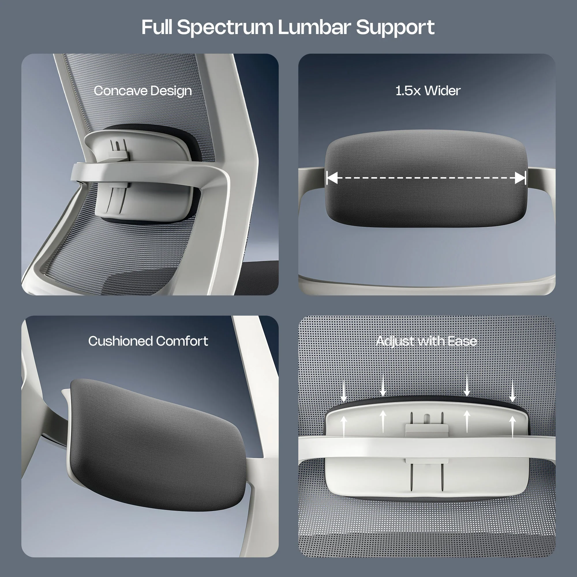 Green Soul Leo Designed for Broad Shoulders Mesh Ergonomic Office Chair - Image 29