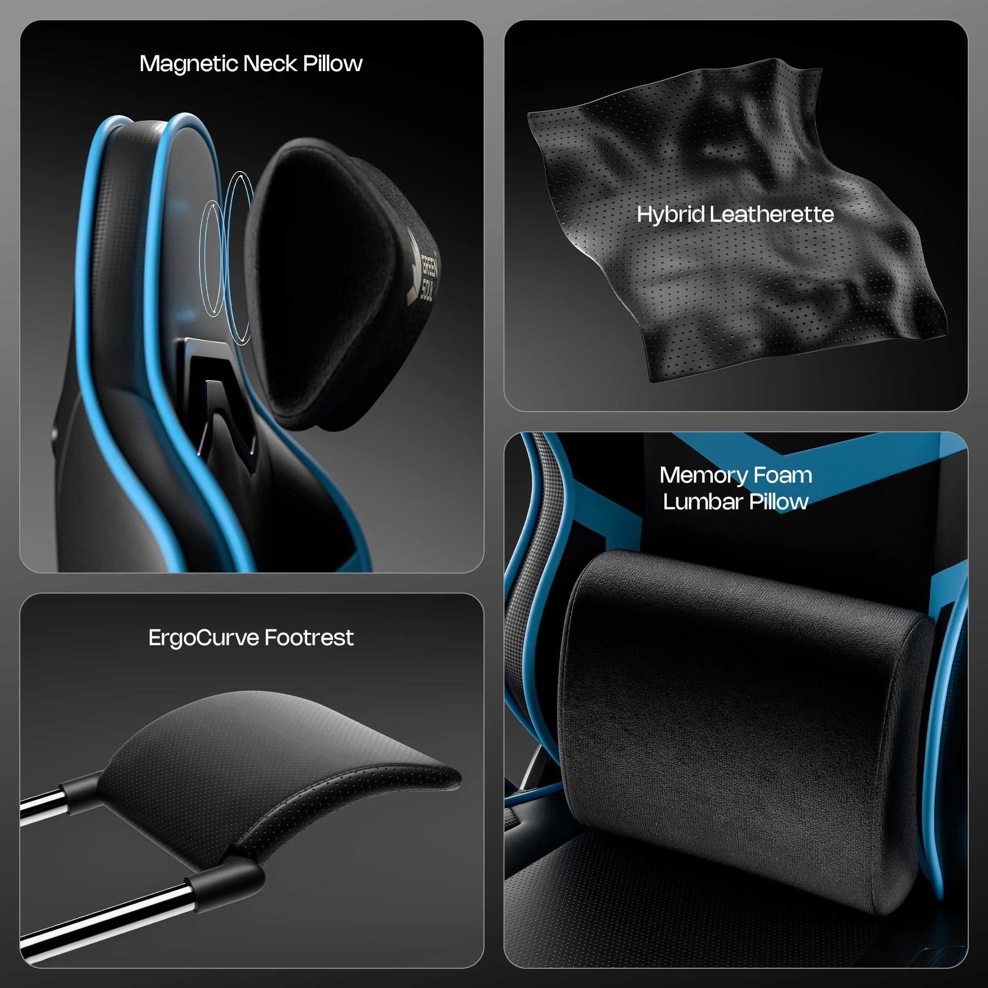 Green Soul Monster Pro Gaming Chair with Ventilated Seats - Image 32