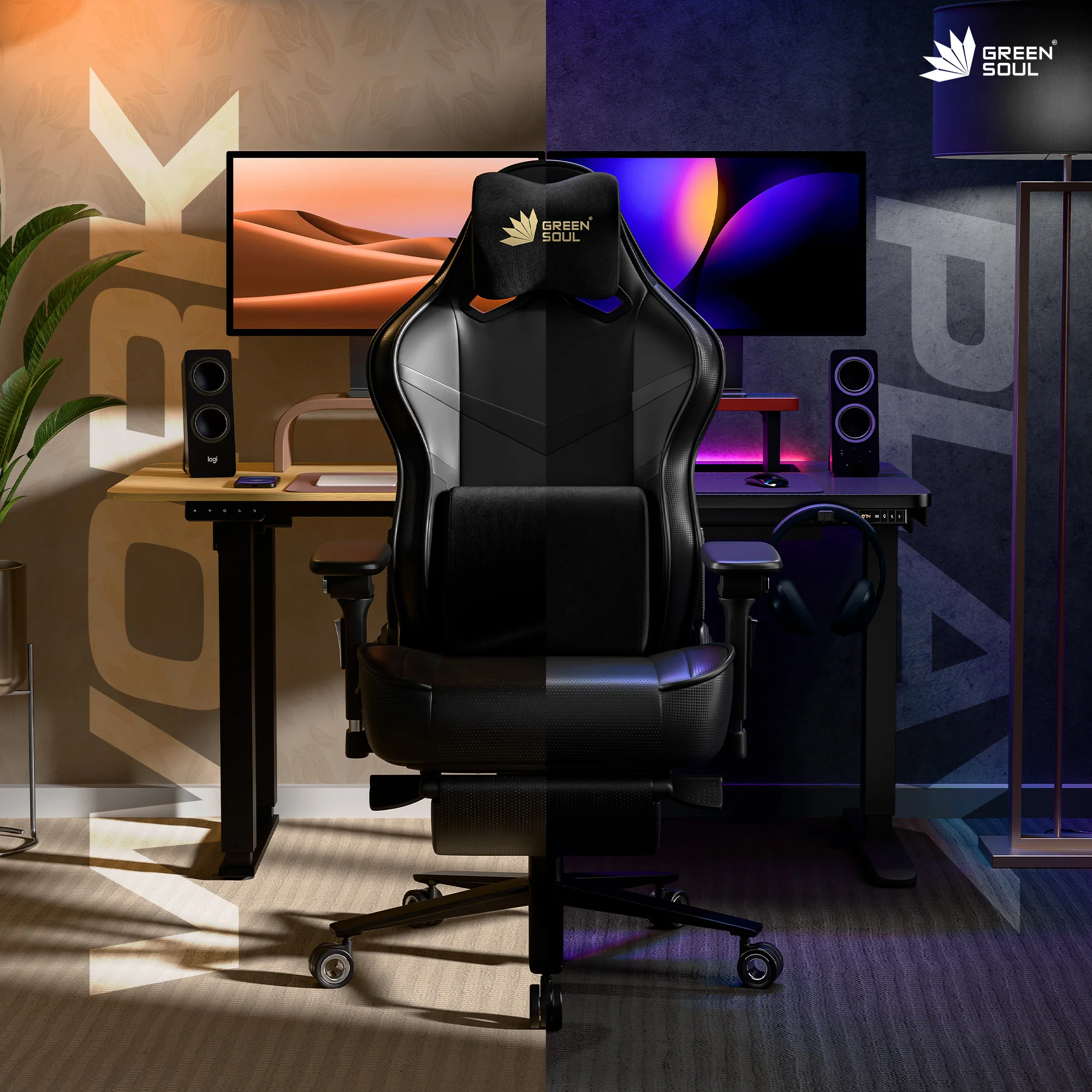 Green Soul Monster Pro Gaming Chair with Ventilated Seats - Image 36