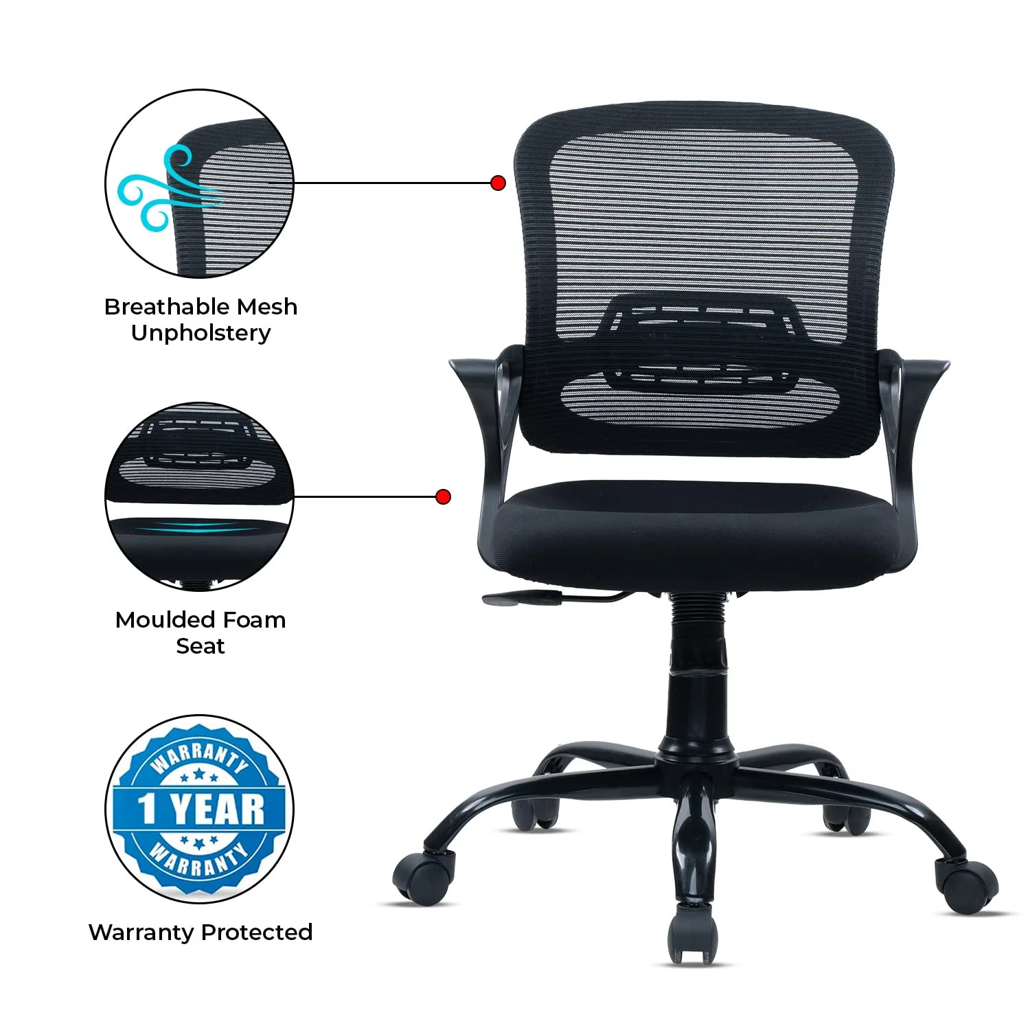 Green Soul Renewed Pebble Basic Chair - Image 3