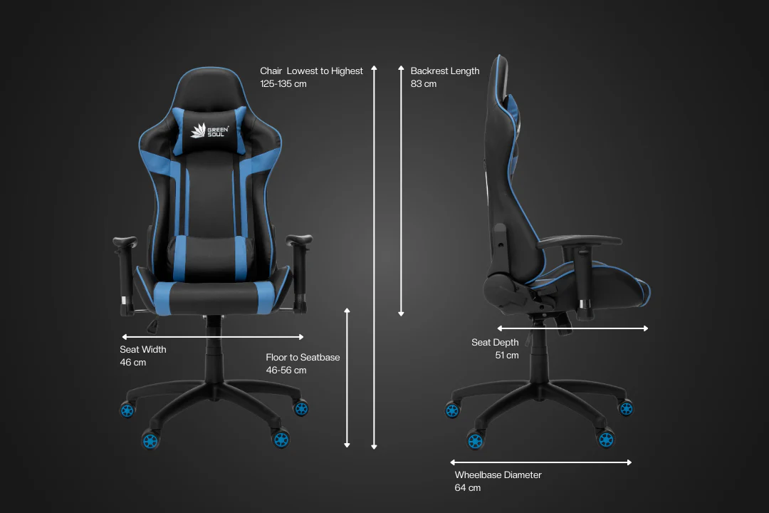 Green Soul Renewed Raptor Racing Edition Gaming Chair - Image 27
