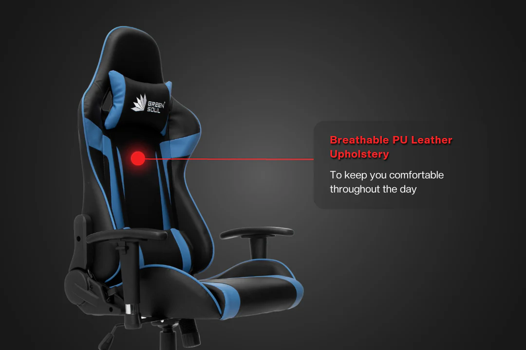 Green Soul Renewed Raptor Racing Edition Gaming Chair - Image 28