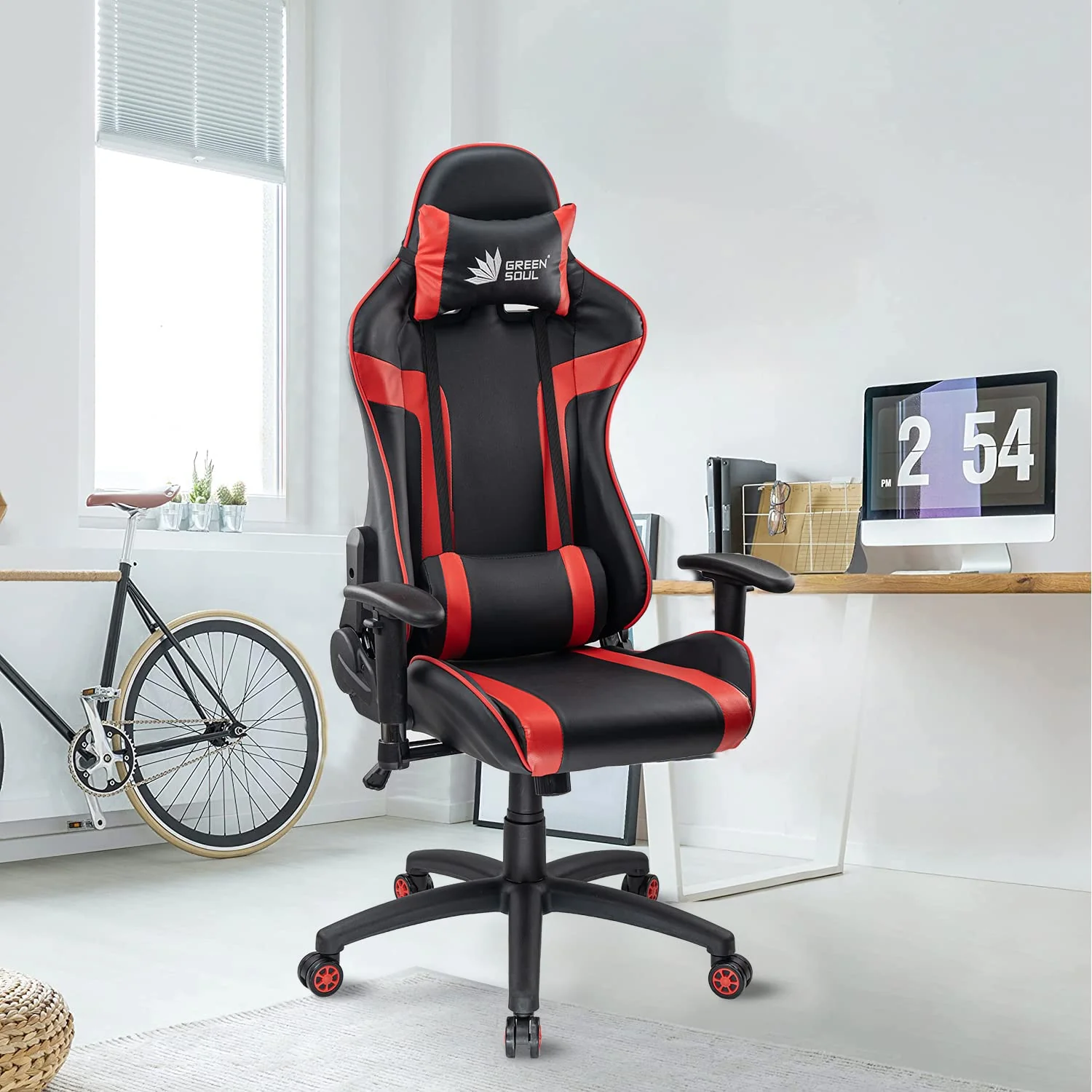 Green Soul Renewed Raptor Racing Edition Gaming Chair - Image 4