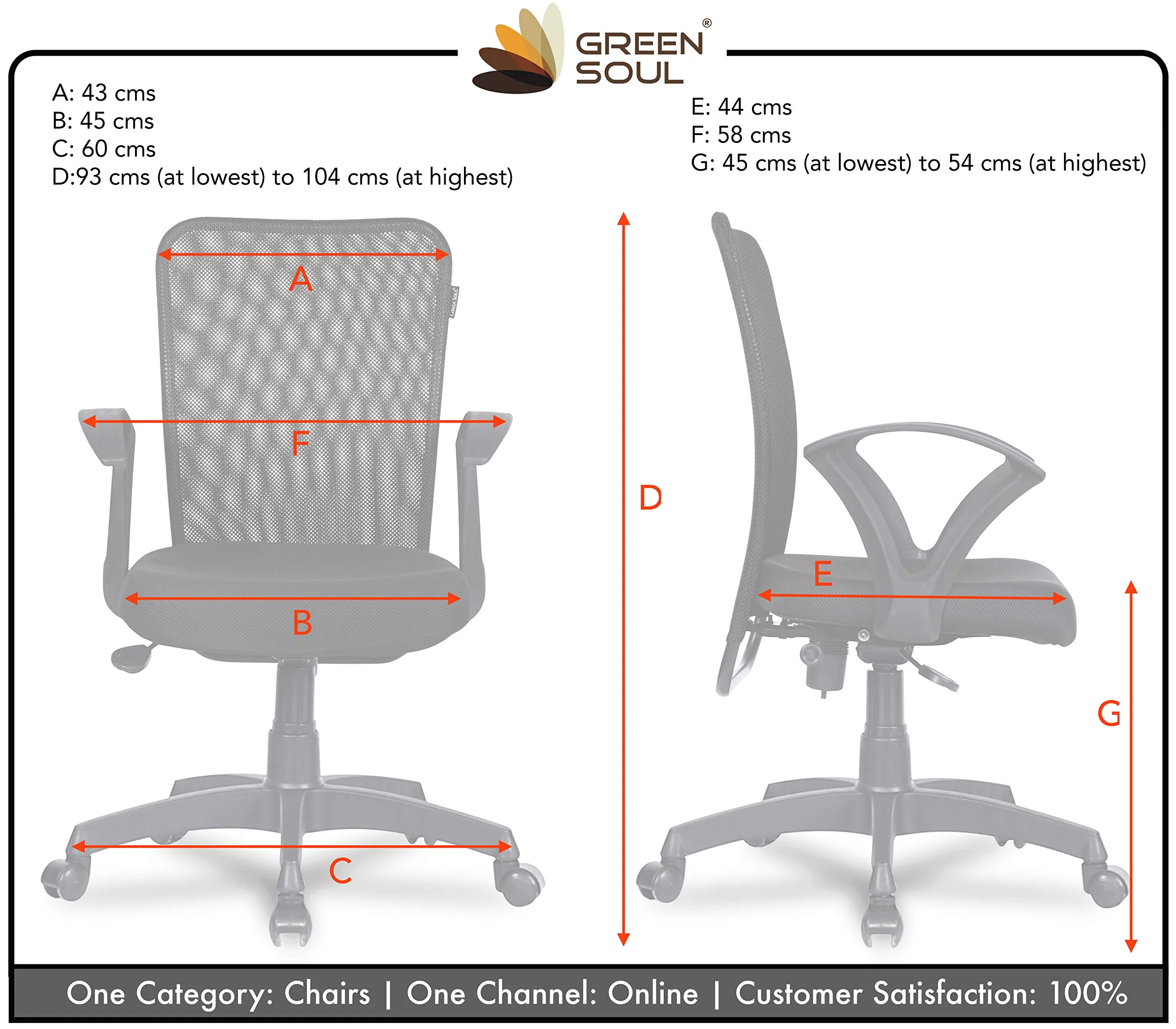 Green Soul Renewed Seoul Basic Chair - Image 32