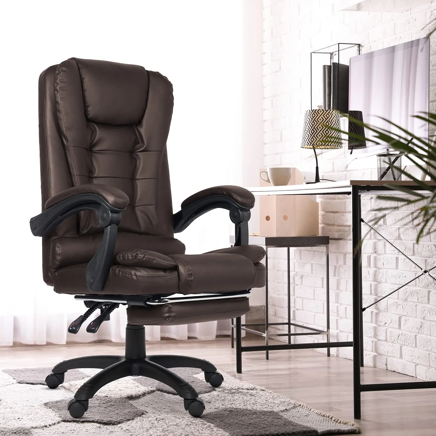 Green Soul Renewed Urbane Premium Leatherette Executive Chair - Image 7