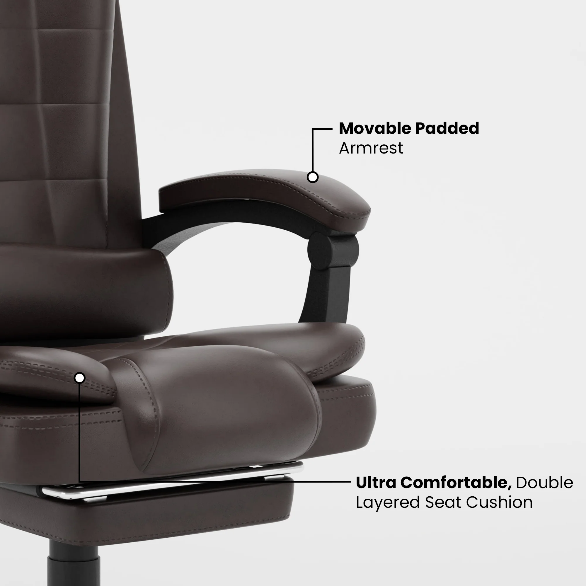 Green Soul Renewed Urbane Pro Leatherette Executive Chair - Image 18
