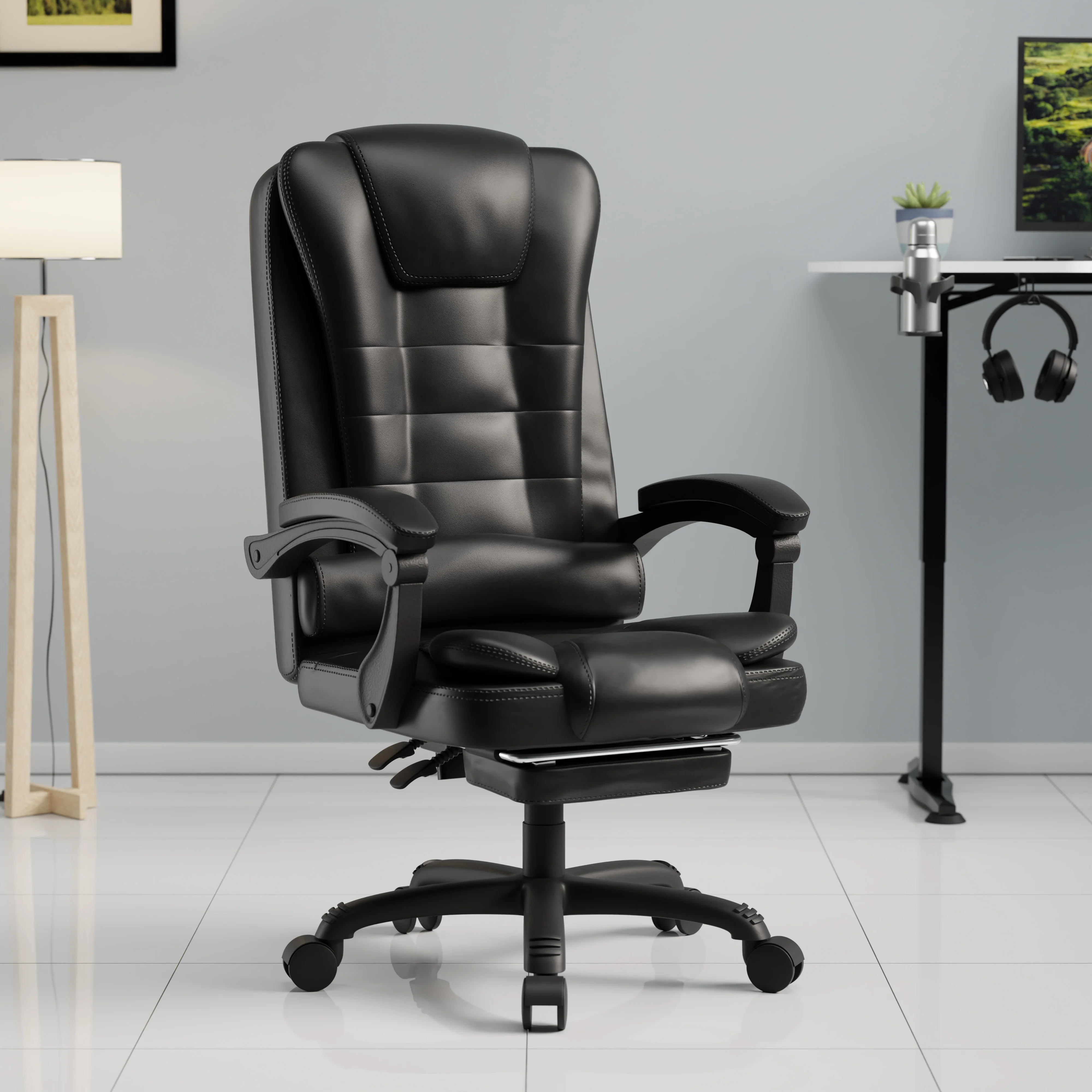 Green Soul Renewed Urbane Pro Leatherette Executive Chair - Image 7