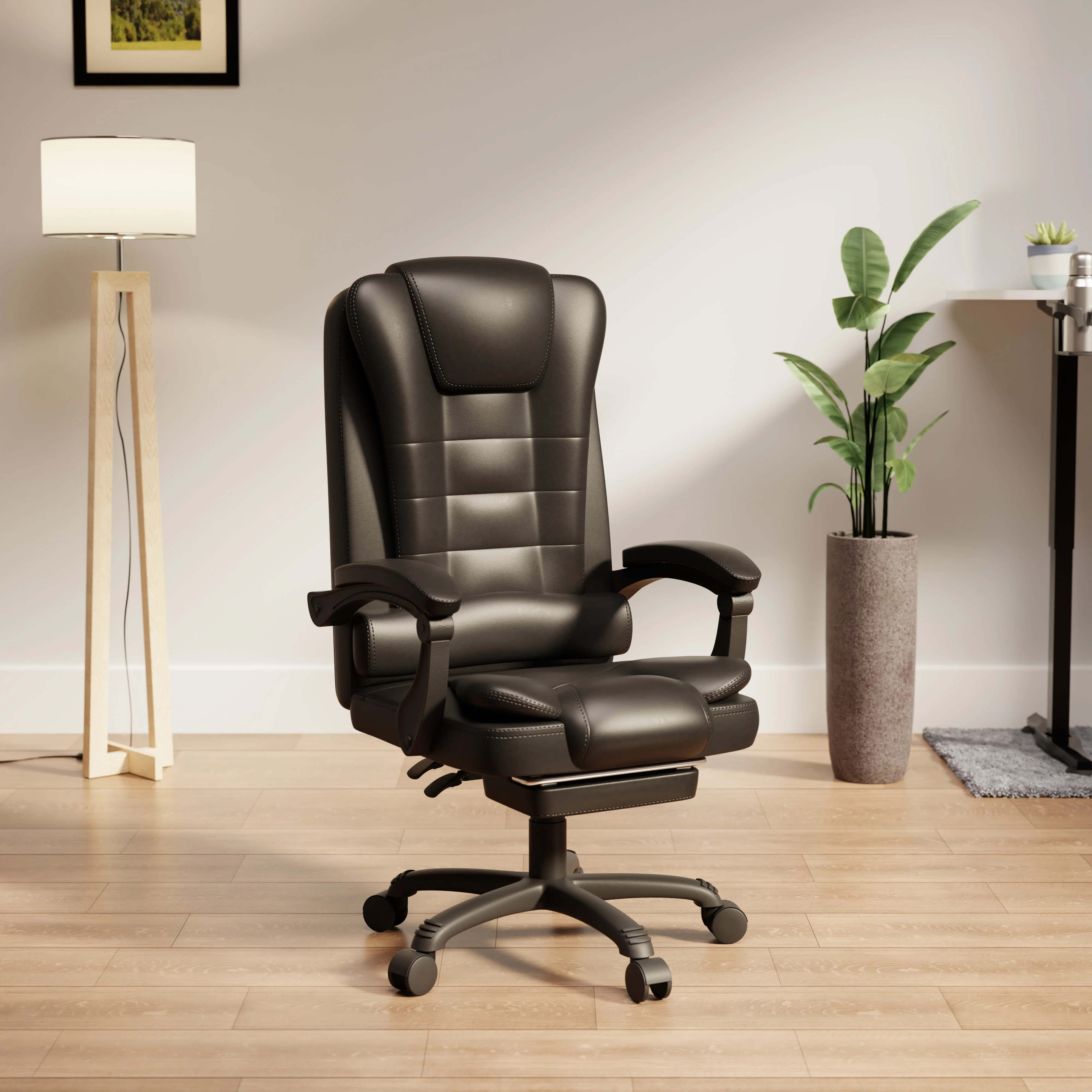 Green Soul Renewed Urbane Pro Leatherette Executive Chair - Image 8