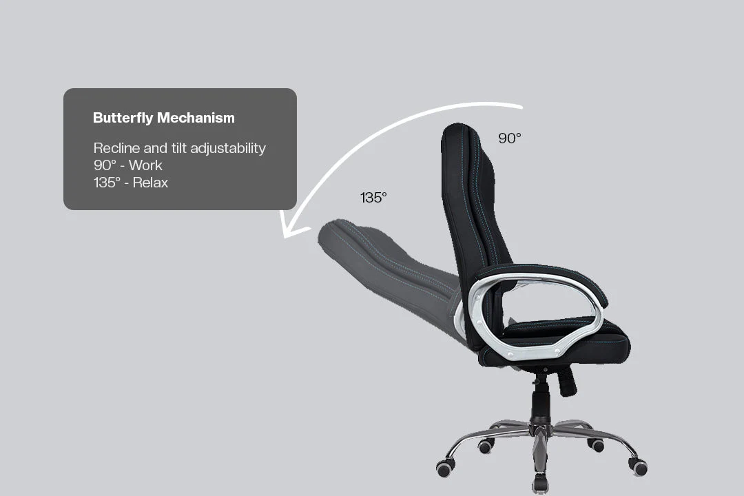 Green Soul Renewed Vienna Fabric Executive Chair - Image 10