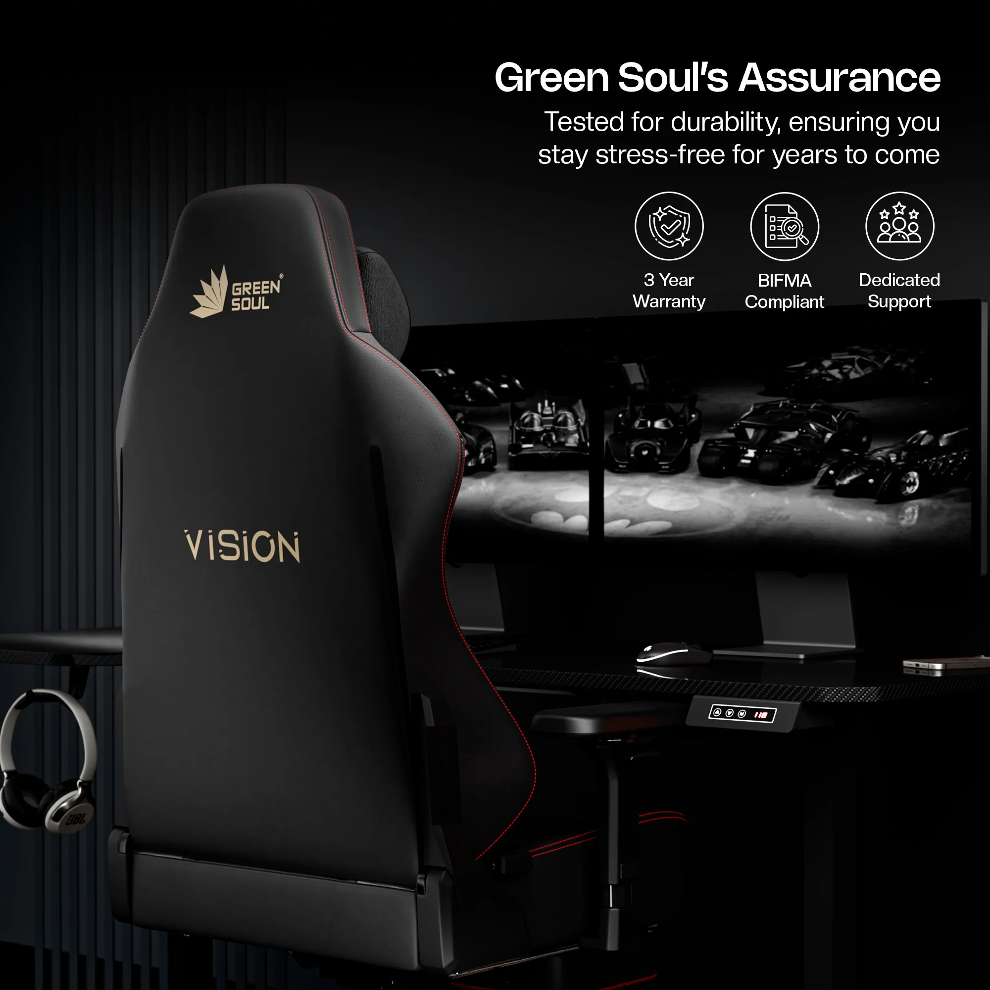 Green Soul Vision Pro V2 Gaming Chair - Image 24