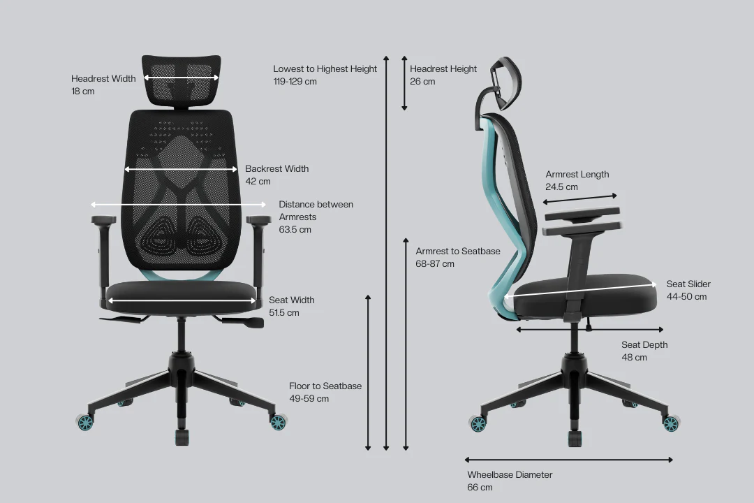 Green Soul Renewed Zodiac Pro High Back Mesh Gaming Chair - Image 16