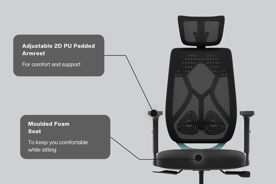 Green Soul Renewed Zodiac Pro High Back Mesh Gaming Chair - Image 19