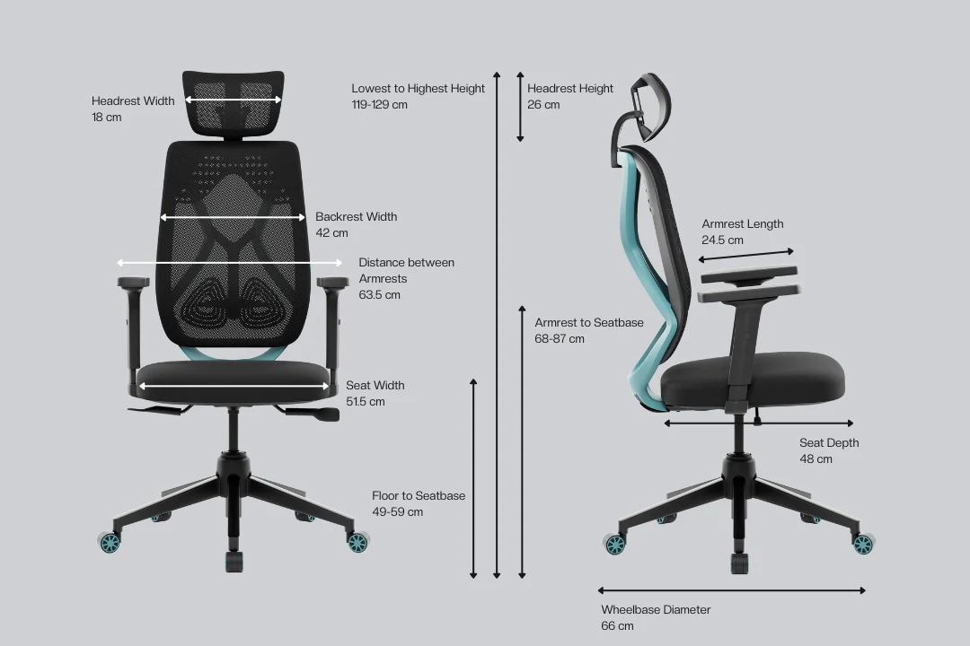 Green Soul Renewed Zodiac Pro High Back Mesh Gaming Chair - Image 22