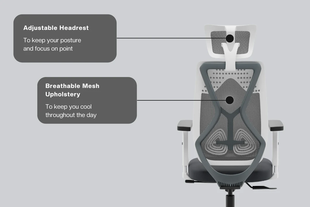 Green Soul Zodiac Pro Series High Back Mesh Office Chair - Image 34